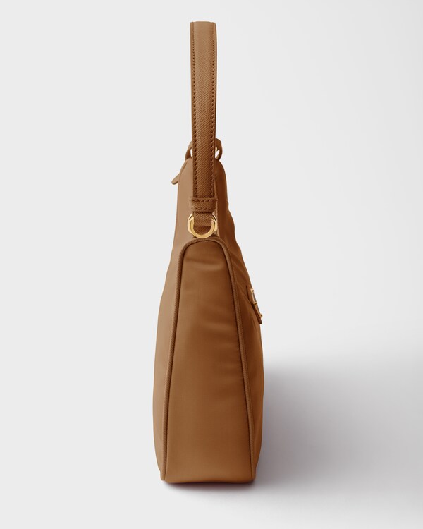 Prada Re-Edition 2005 Re-Nylon and Saffiano mini bag - Brandy Prada Re-Edition 2005 Re-Nylon and Saffiano mini bag - Brandy