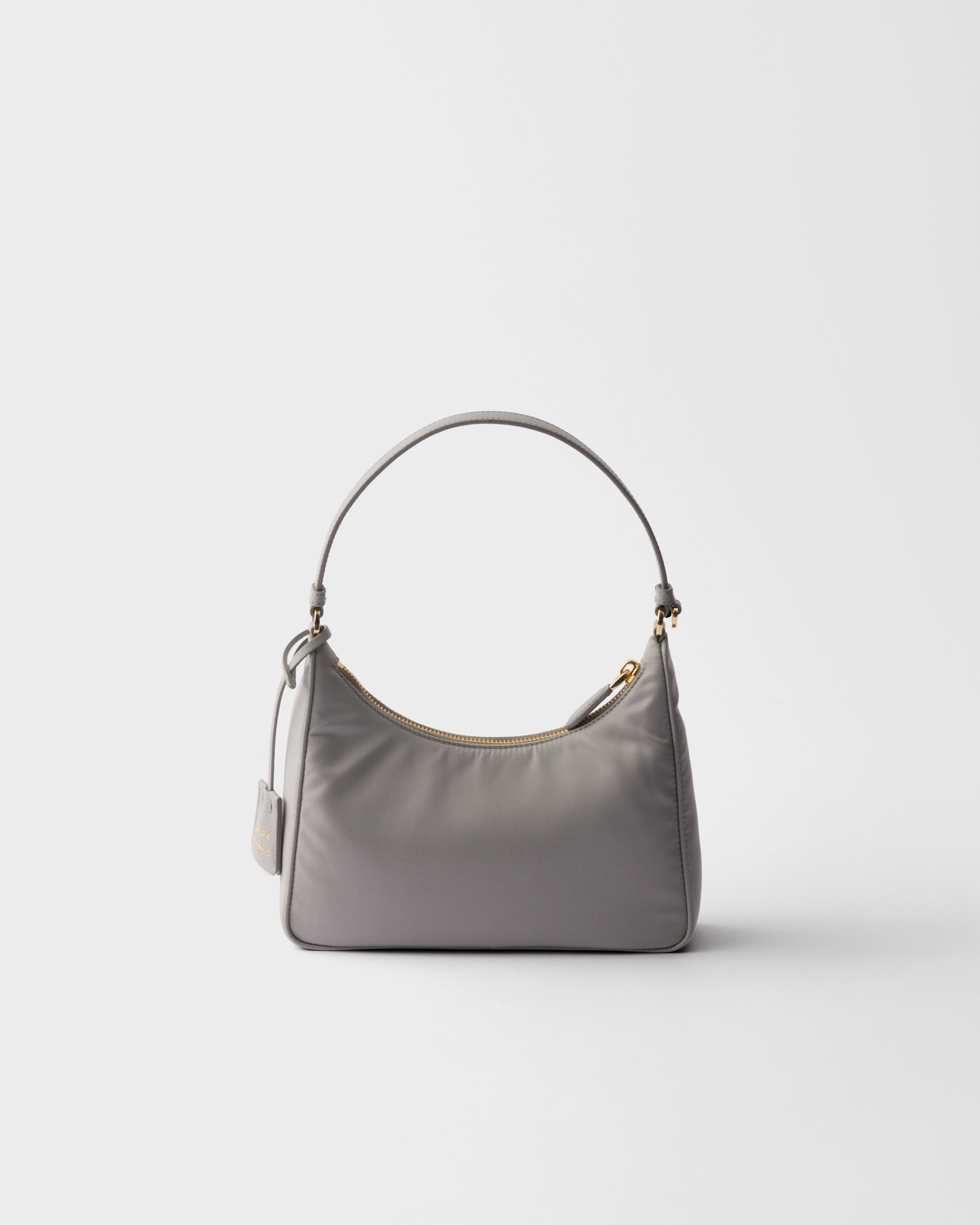 Cloudy Gray Prada Re-Edition 2005 Re-Nylon and Saffiano mini bag