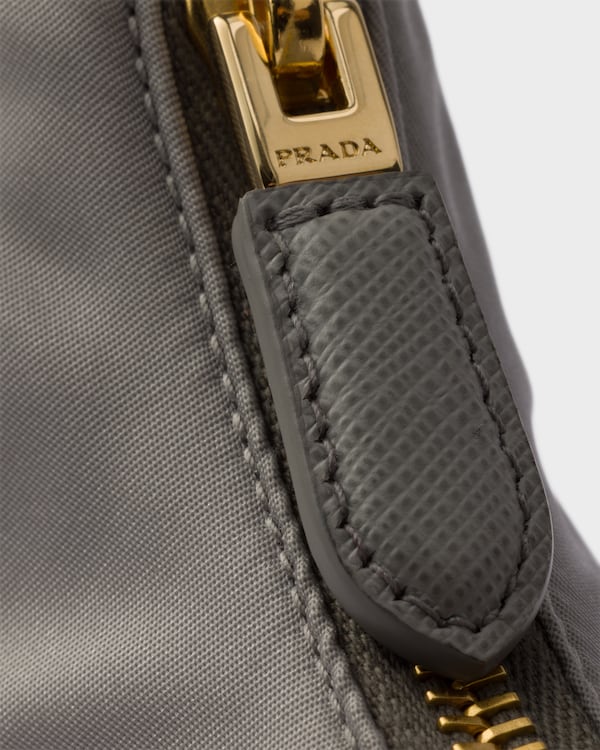 Prada Re-Edition 2005 Re-Nylon and Saffiano mini bag - Cloudy Gray Prada Re-Edition 2005 Re-Nylon and Saffiano mini bag - Cloudy Gray