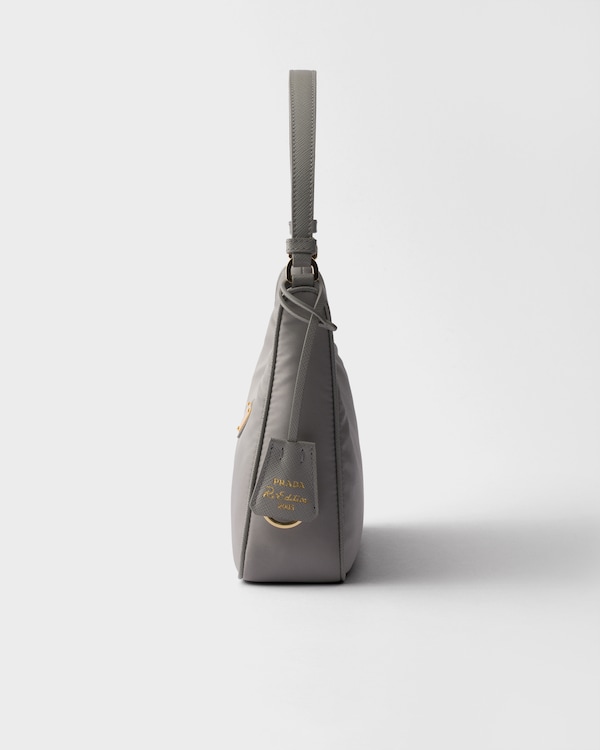 Prada Re-Edition 2005 Re-Nylon and Saffiano mini bag - Cloudy Gray Prada Re-Edition 2005 Re-Nylon and Saffiano mini bag - Cloudy Gray