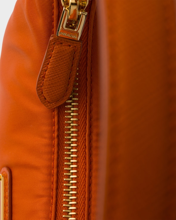 Prada Re-Edition 2005 Re-Nylon and Saffiano mini bag - Papaya Prada Re-Edition 2005 Re-Nylon and Saffiano mini bag - Papaya