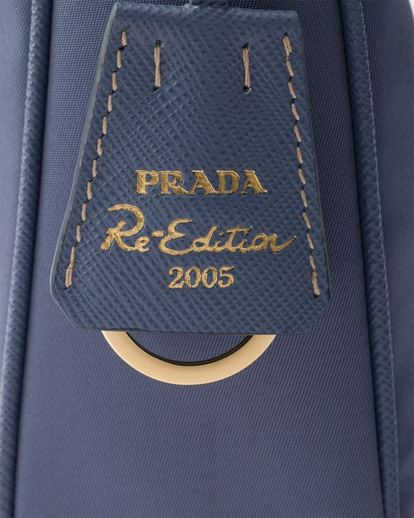 Prada Re-Edition 2005 Re-Nylon and Saffiano mini bag - Aviation Blue Prada Re-Edition 2005 Re-Nylon and Saffiano mini bag - Aviation Blue