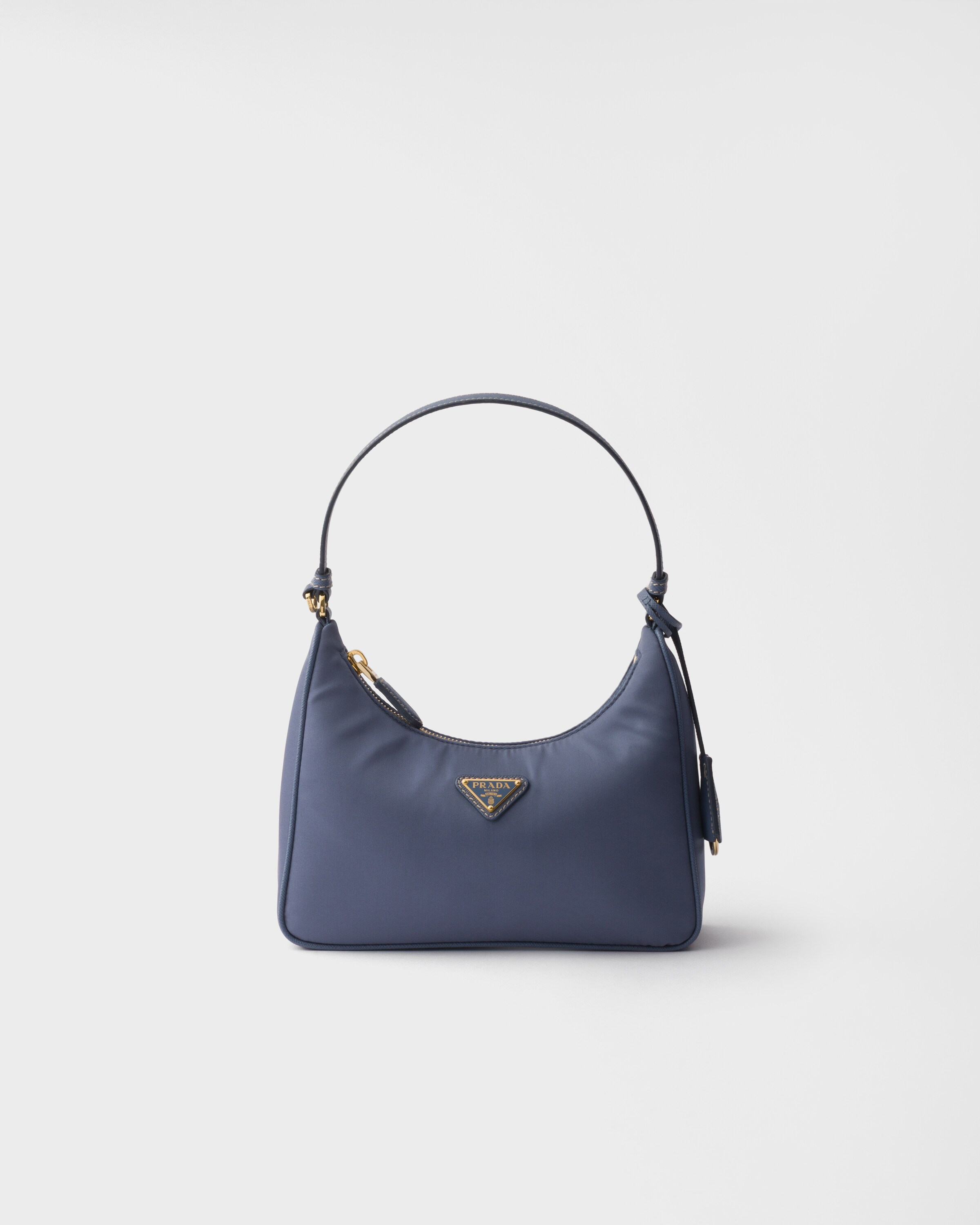 Prada Re-edition 2005 Re-nylon And Saffiano Mini Bag, Woman, Aviation Blue