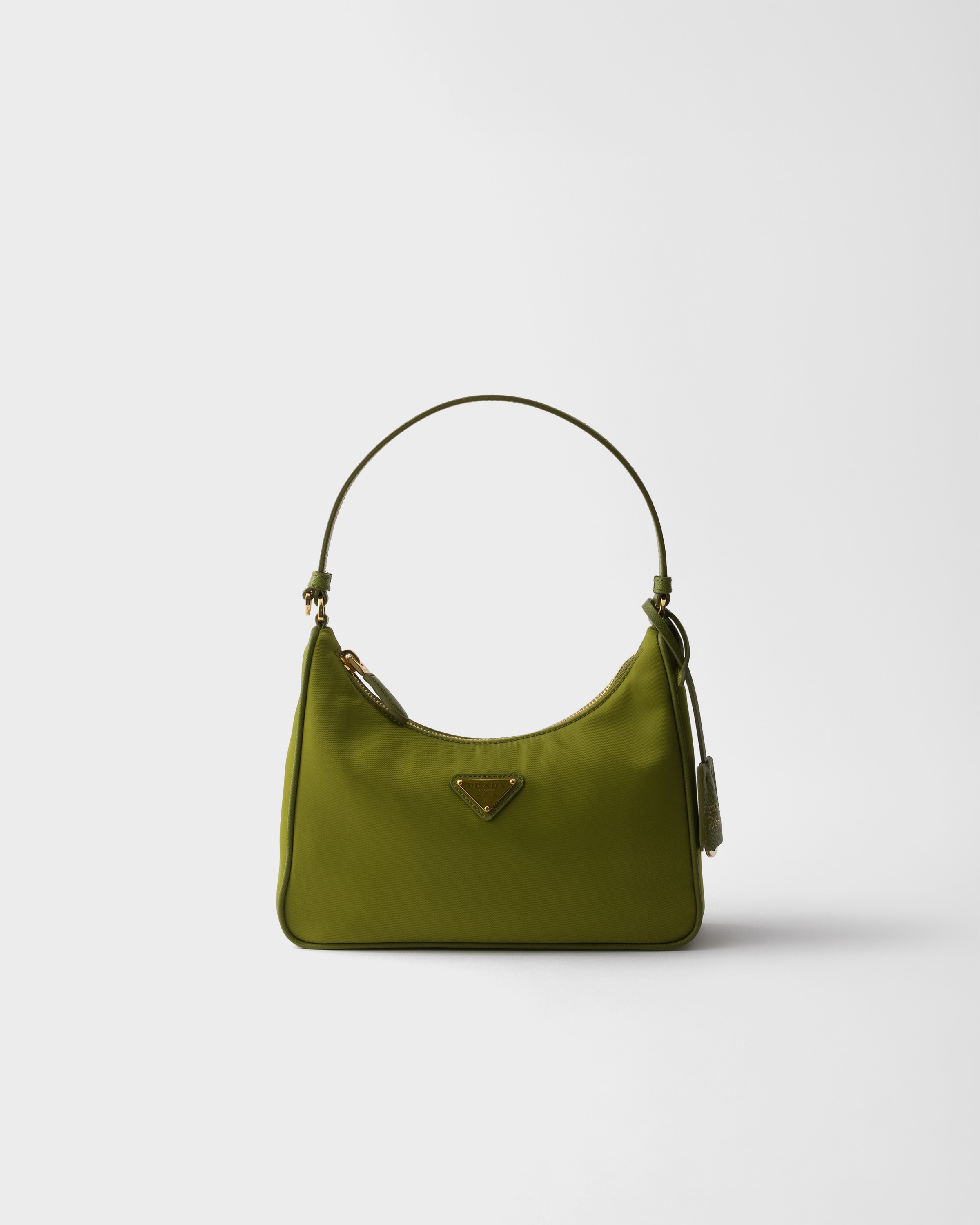 Prada Re-edition 2005 Re-nylon And Saffiano Mini Bag, Woman, Ivy Green