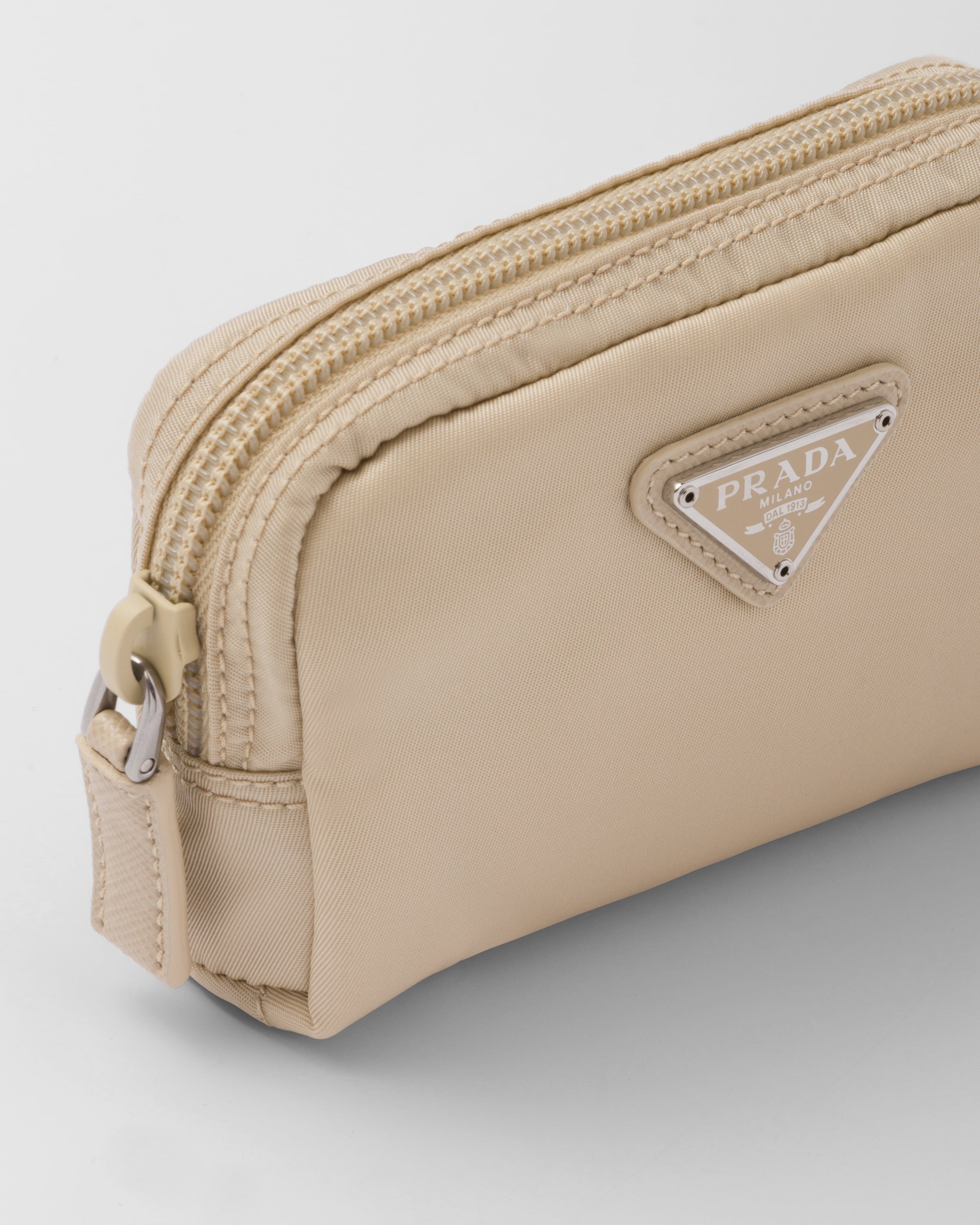Desert Beige Re nylon Necessaire PRADA