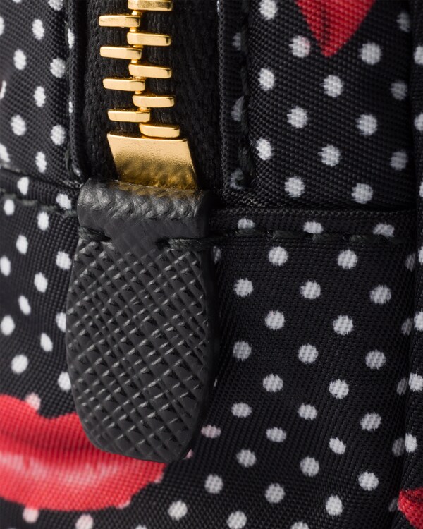 Printed Re-Nylon pouch - Black Printed Re-Nylon pouch - Black