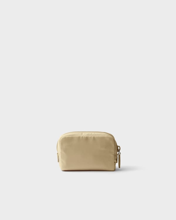 マイクロ Re-Nylon ポーチ - ベージュ マイクロ Re-Nylon ポーチ - ベージュ