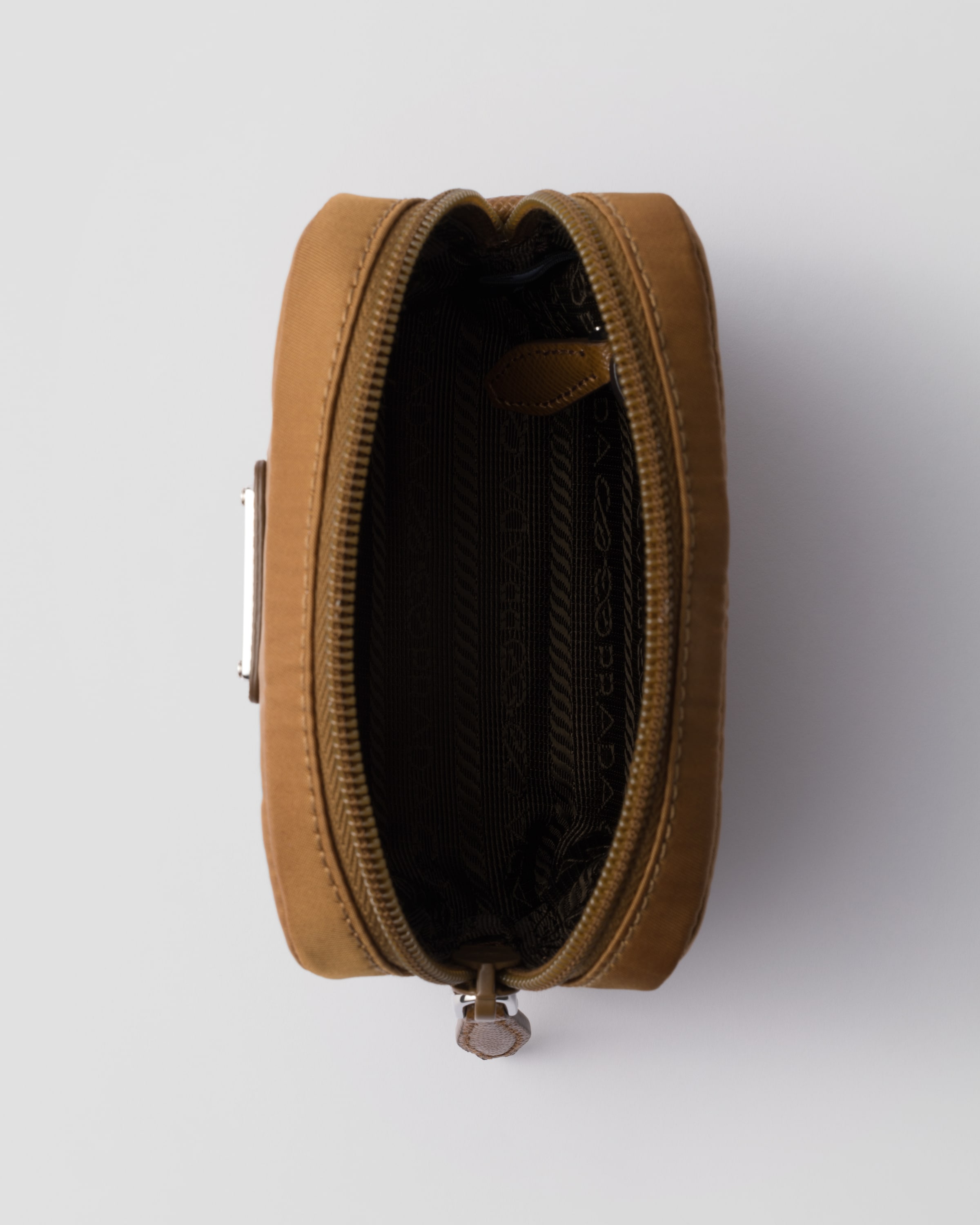 Prada Re-nylon Necessaire In Brandy
