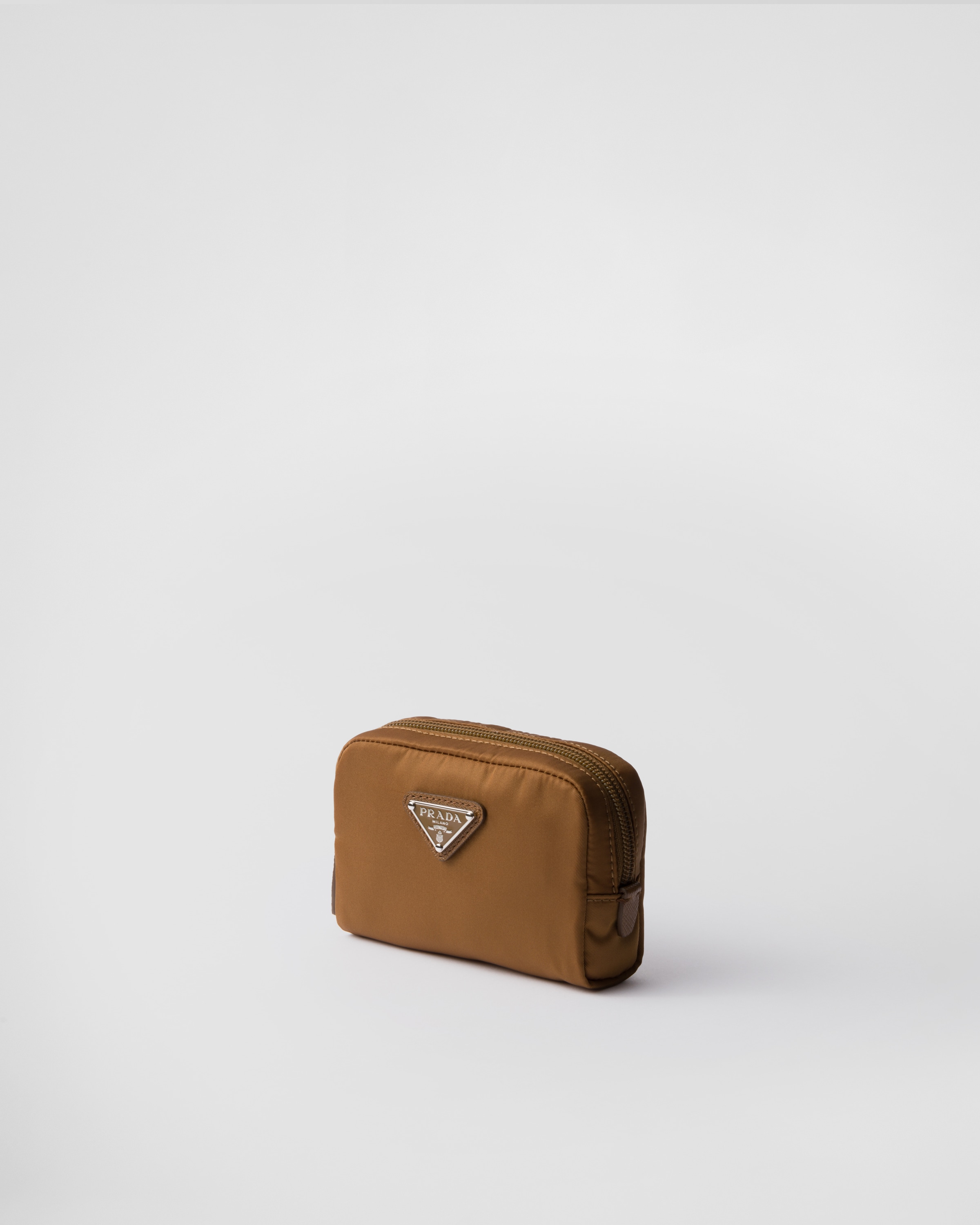 Prada Re-nylon Necessaire In Brandy