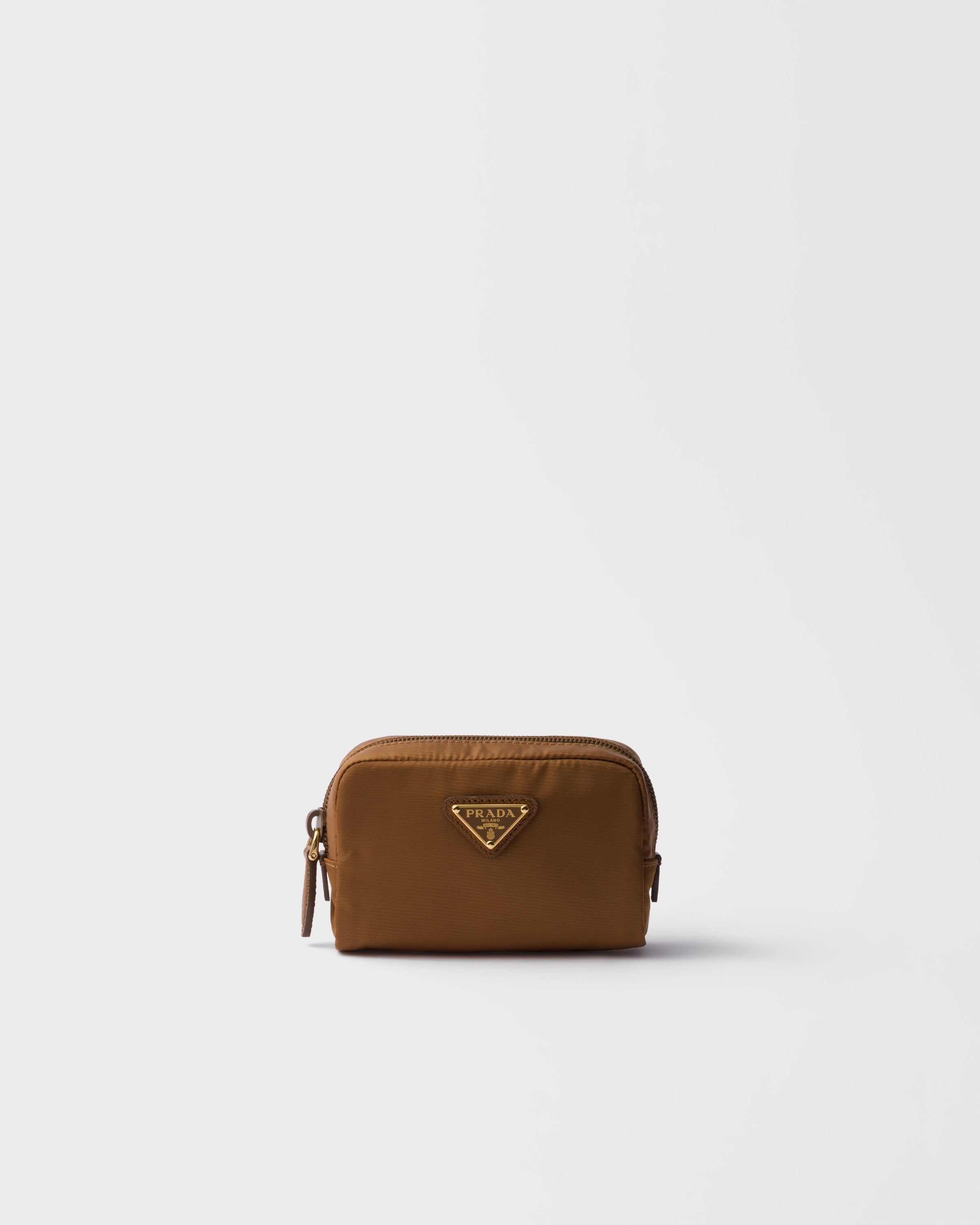 Prada Necessaire Micro In Re-nylon, Donna, Brandy