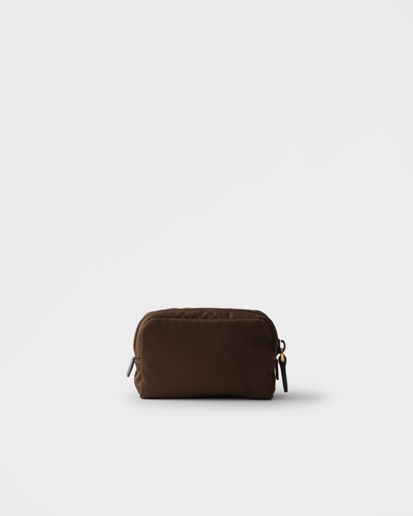 Micro Re-Nylon pouch - Burnt Brown Micro Re-Nylon pouch - Burnt Brown