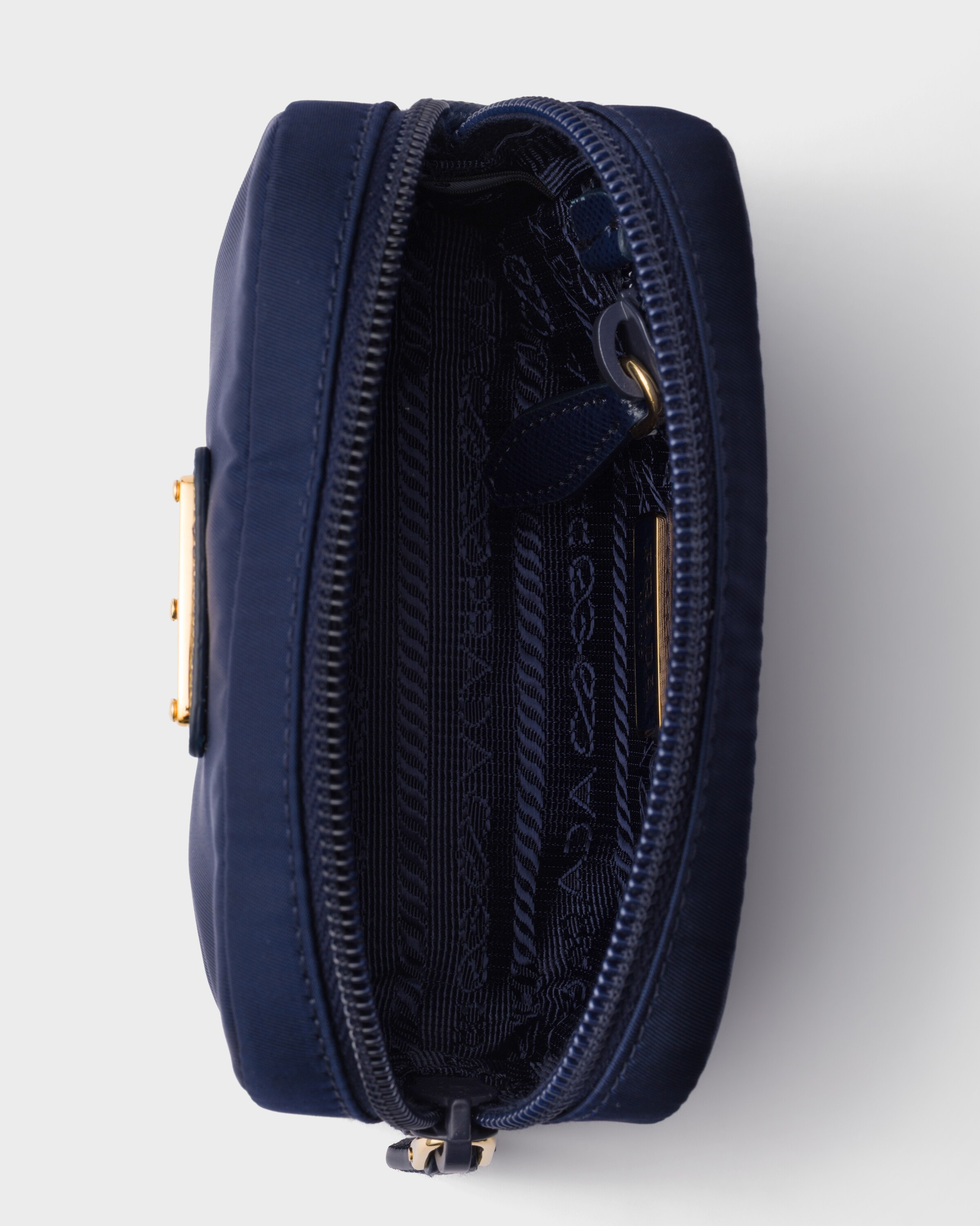 バルティックブルー マイクロ Re-nylon ポーチ | PRADA