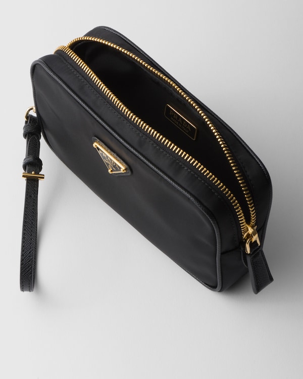 Prada Re-Edition 1978 Re-Nylon and Saffiano leather pouch Prada Re-Edition 1978 Re-Nylon and Saffiano leather pouch