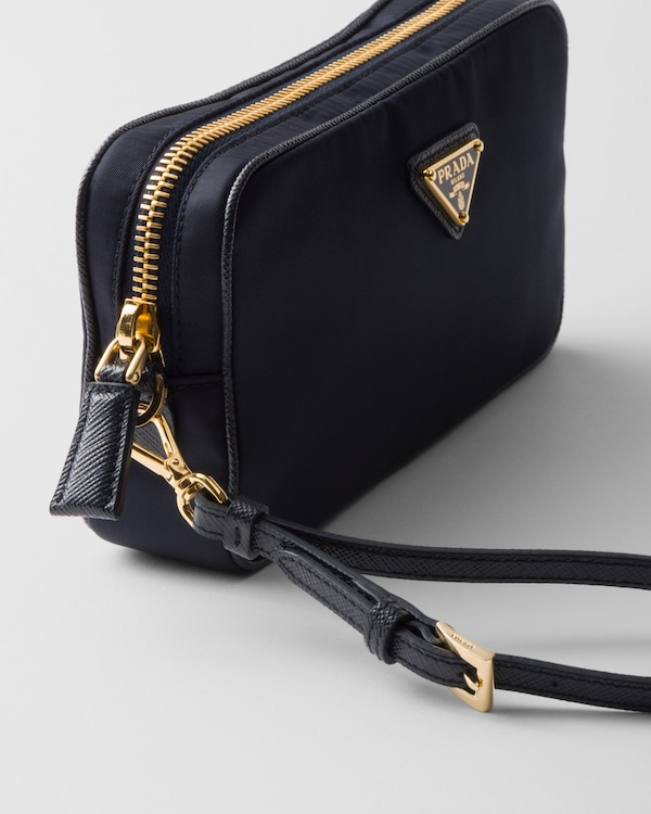 Prada Re-Edition 1978 Re-Nylon and Saffiano leather pouch Prada Re-Edition 1978 Re-Nylon and Saffiano leather pouch