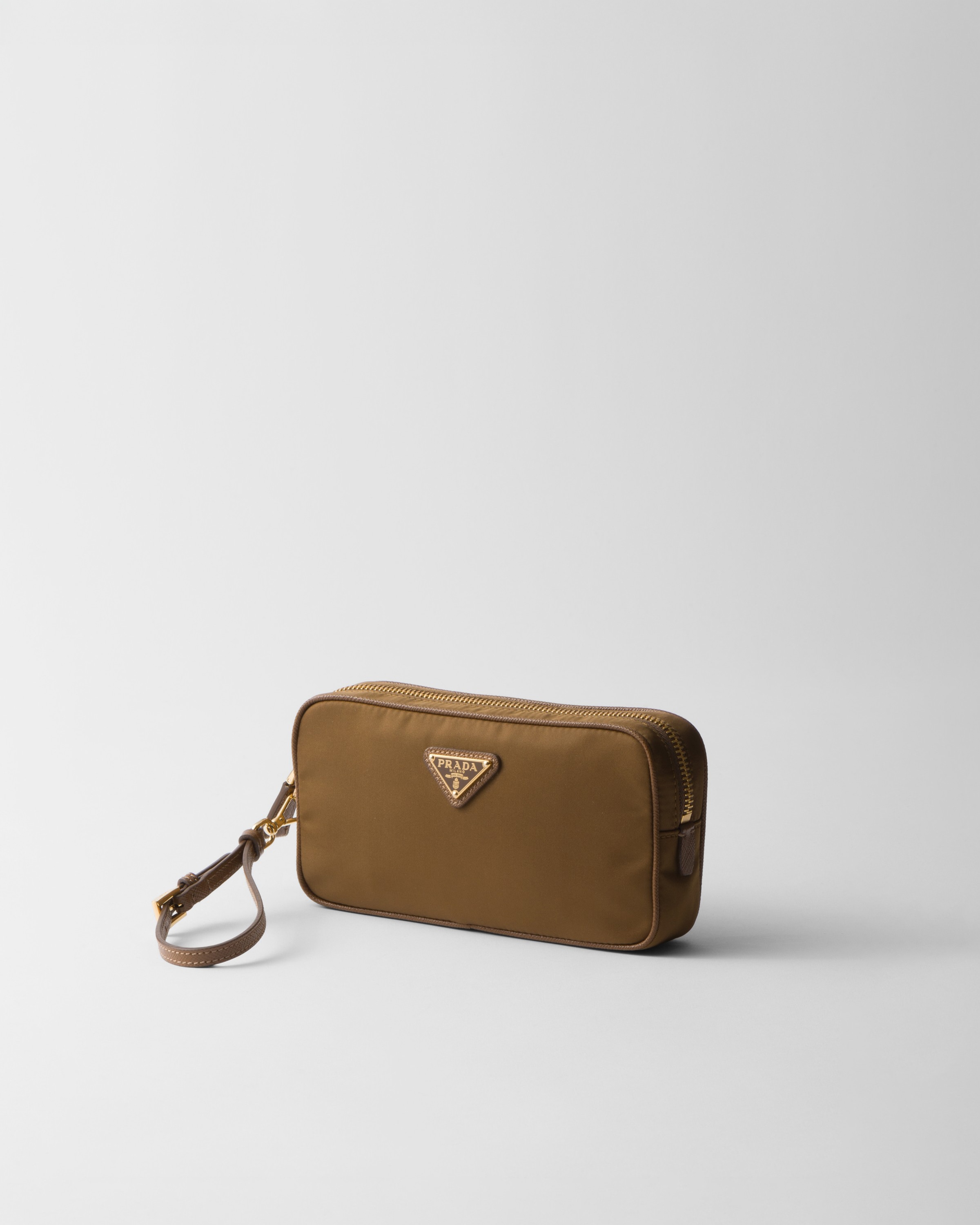 Nylon Travel Accessories Leather Pouches For Women PRADA