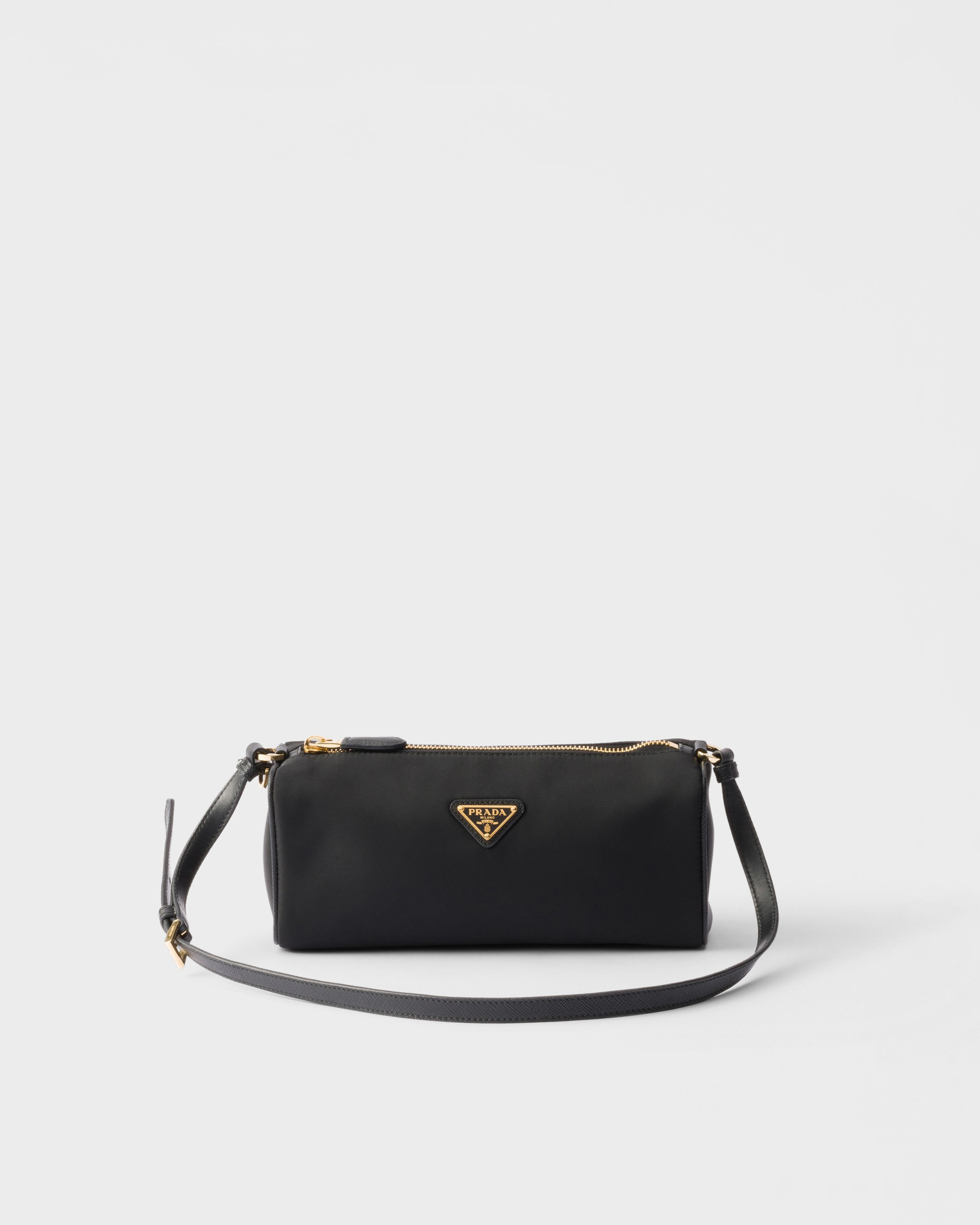 Prada Pouch In Re-nylon, Donna, Nero