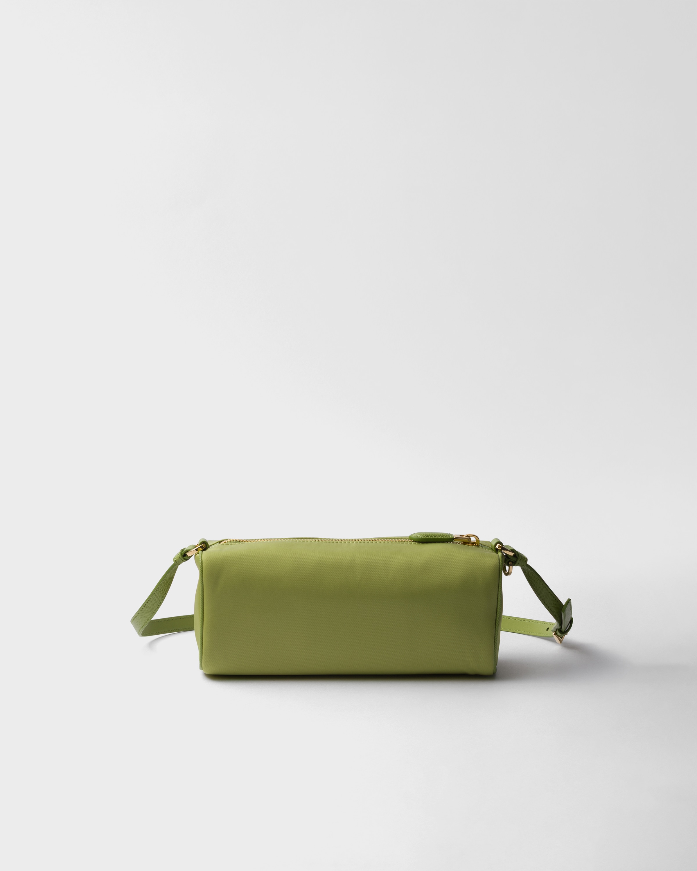Prada Re-nylon Pouch In Lawn Green