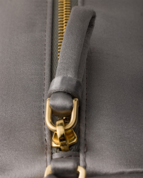 Satin mini-bag - Graphite Satin mini-bag - Graphite