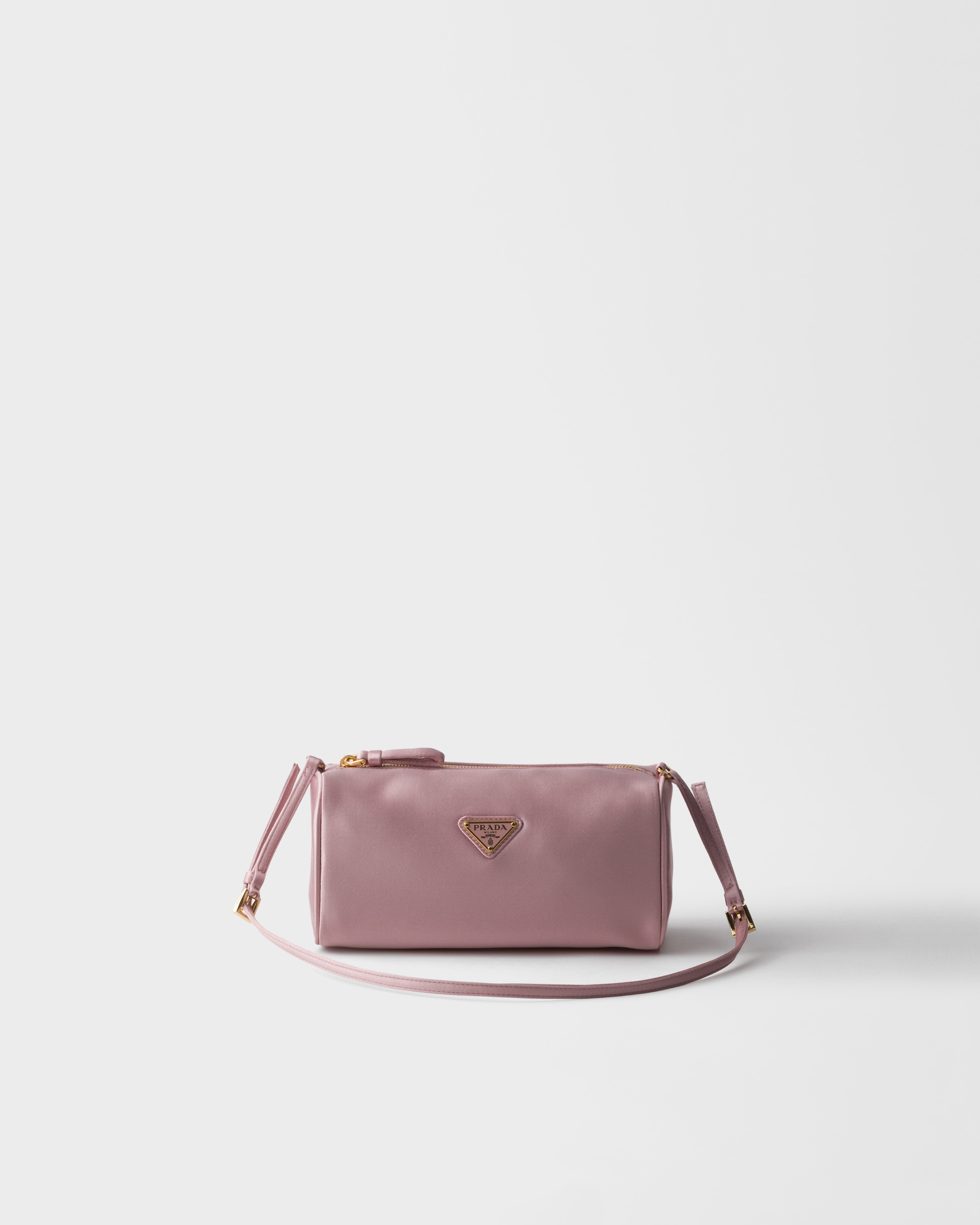 Alabaster Pink Satin mini-bag | PRADA - United States Alabaster Pink Satin mini-bag | PRADA - United States