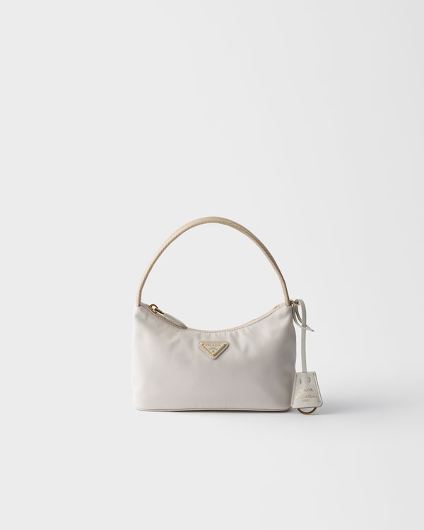 Mini sac Prada Re-Edition 2008 en Re-Nylon - Talc Mini sac Prada Re-Edition 2008 en Re-Nylon - Talc