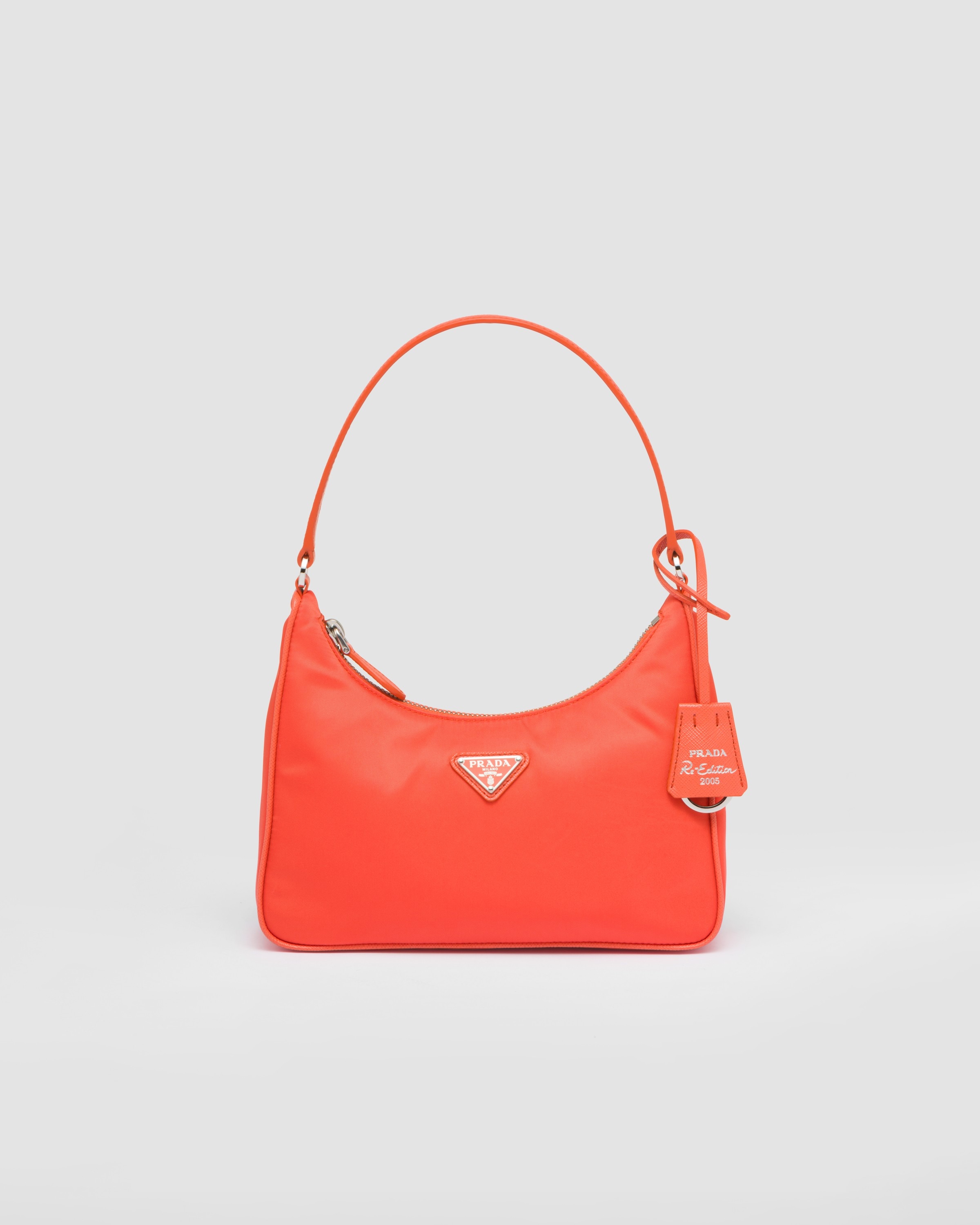 Prada Mini Bag Nylon and Saffiano Leather Pink in Nylon/Leather with  Silver-tone - US