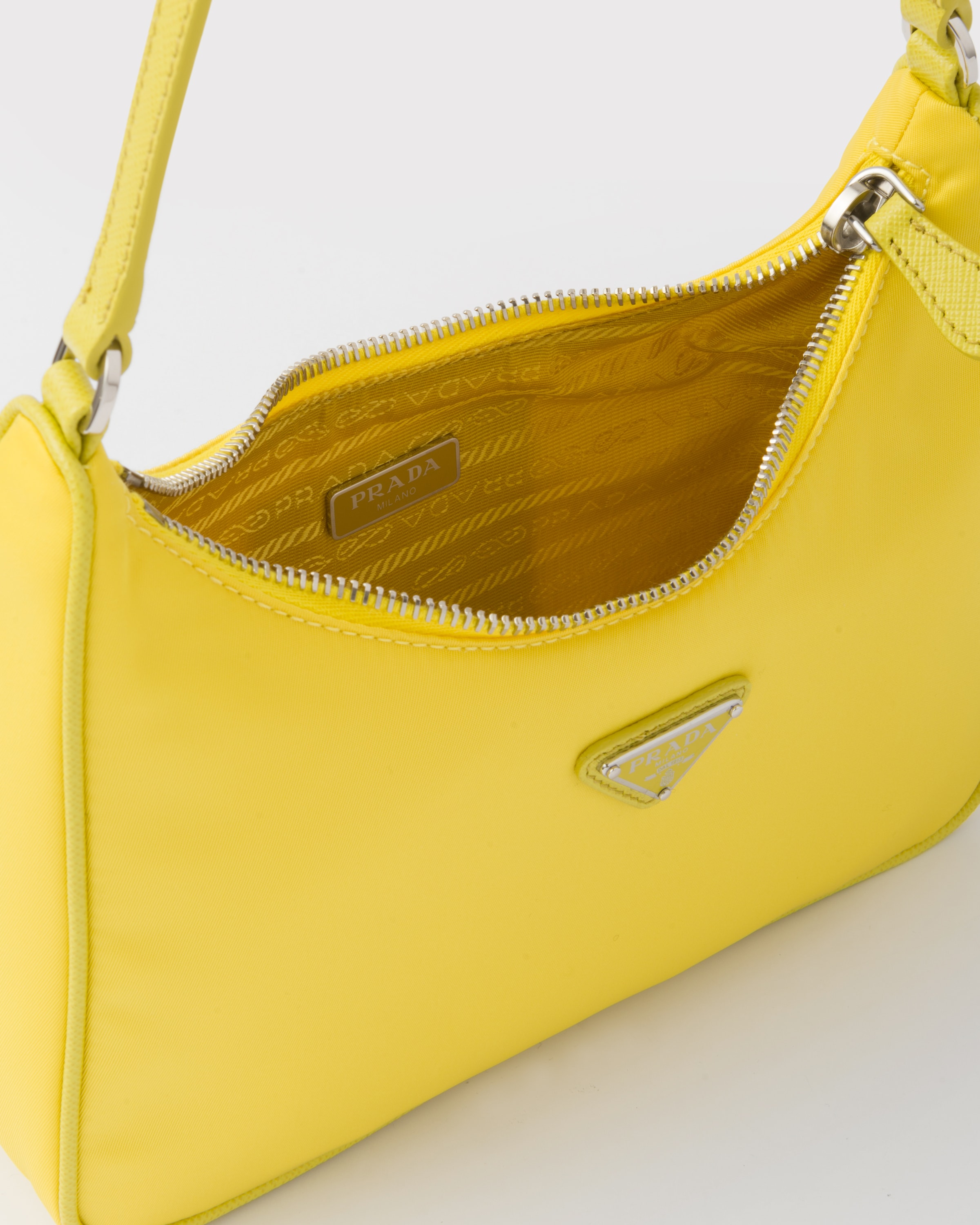 Prada Re-Edition 2005 Nylon Bag Lemon Yellow