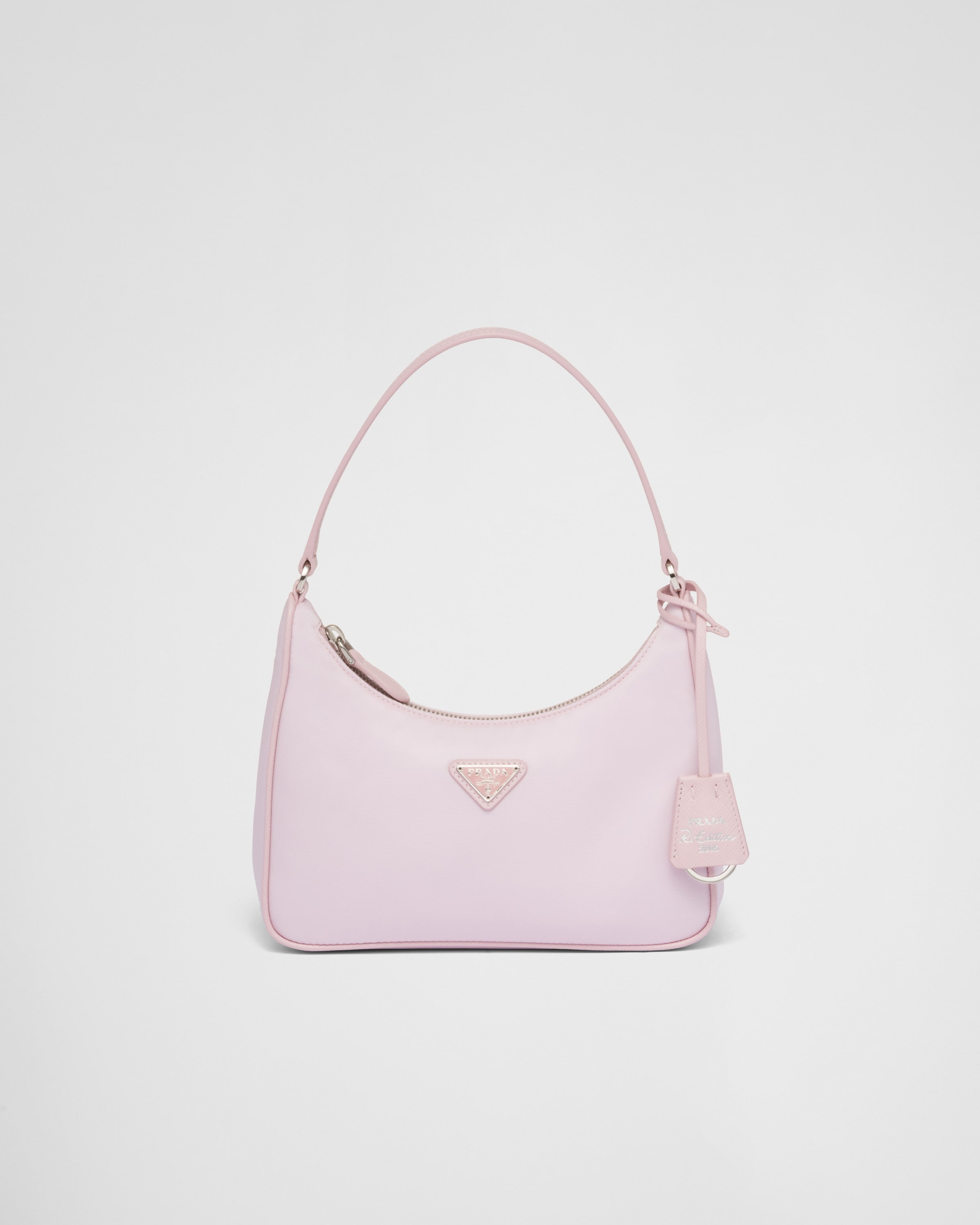 Prada Re-edition 2005 Nylon Shoulder Bag in Pink