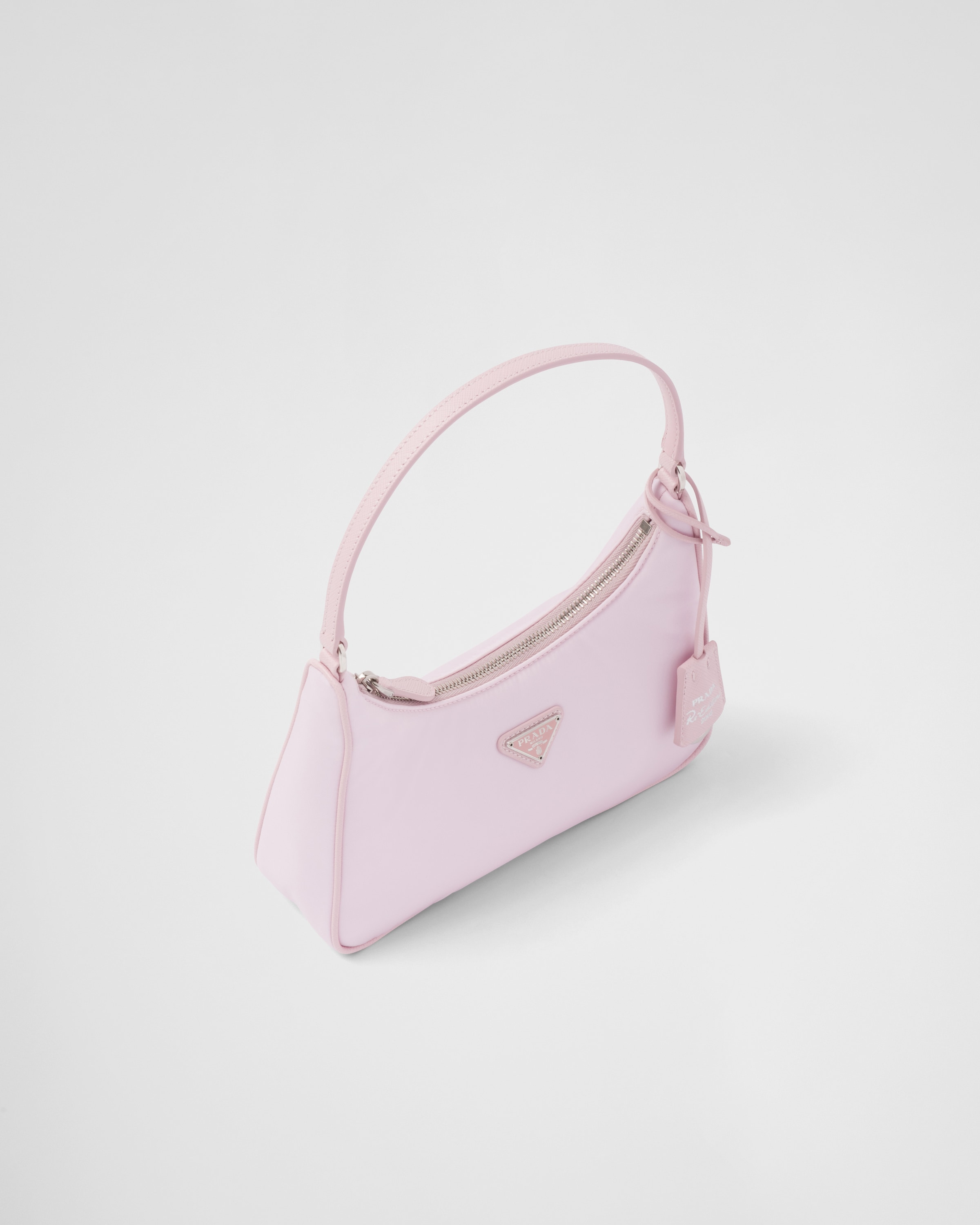 Re Edition 2005 Small Leather Shoulder Bag in Pink - Prada