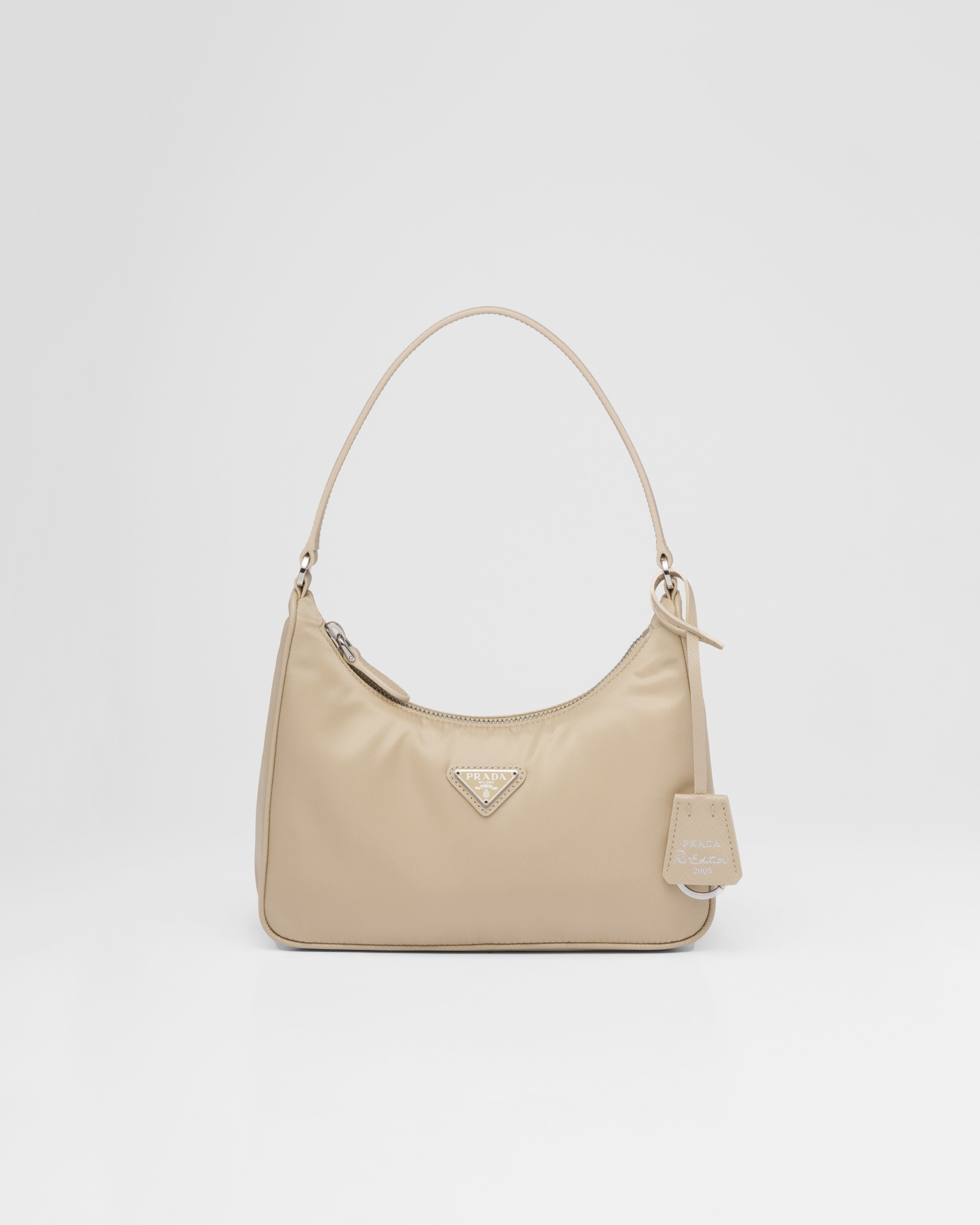 Prada nylon bag re-edition beige