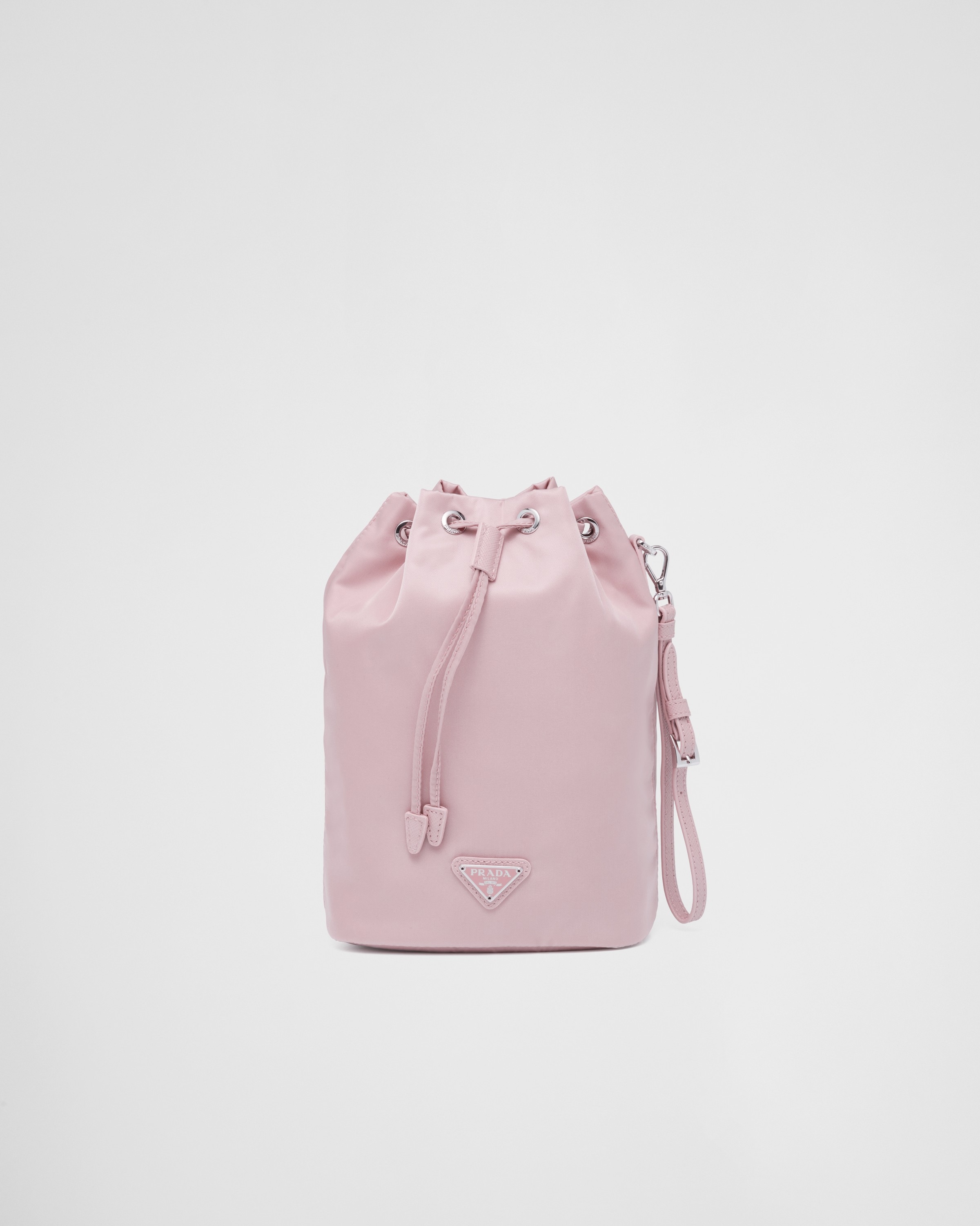 Alabaster Pink Re-Nylon pouch | Prada