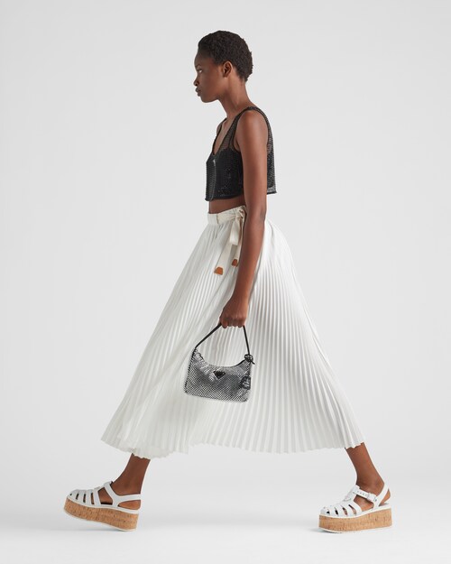 Prada Satin mini\u002Dbag with artificial crystals 2