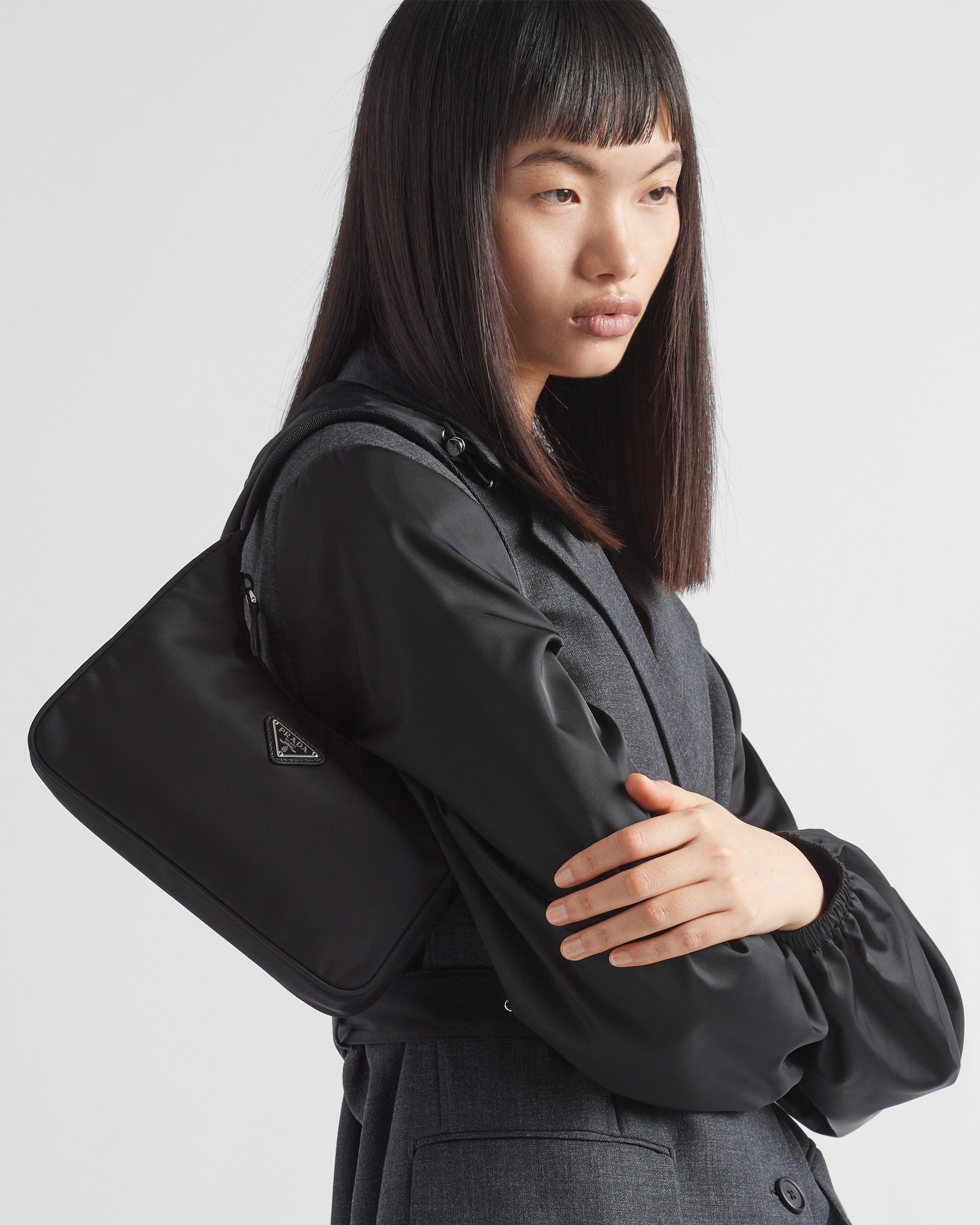 Black Renylon Prada Reedition 2000 Minibag PRADA