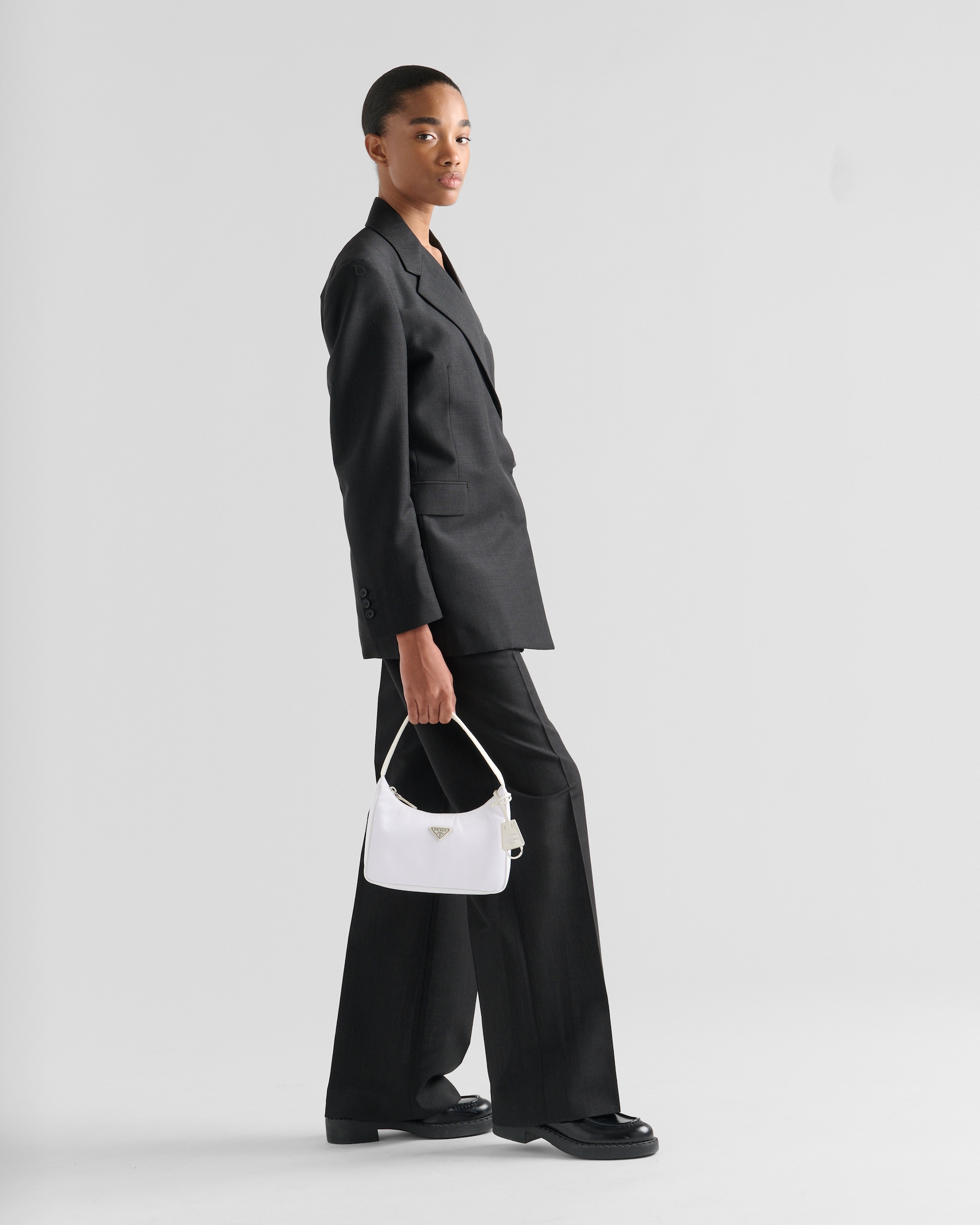 White Renylon Prada Reedition 2000 Minibag PRADA