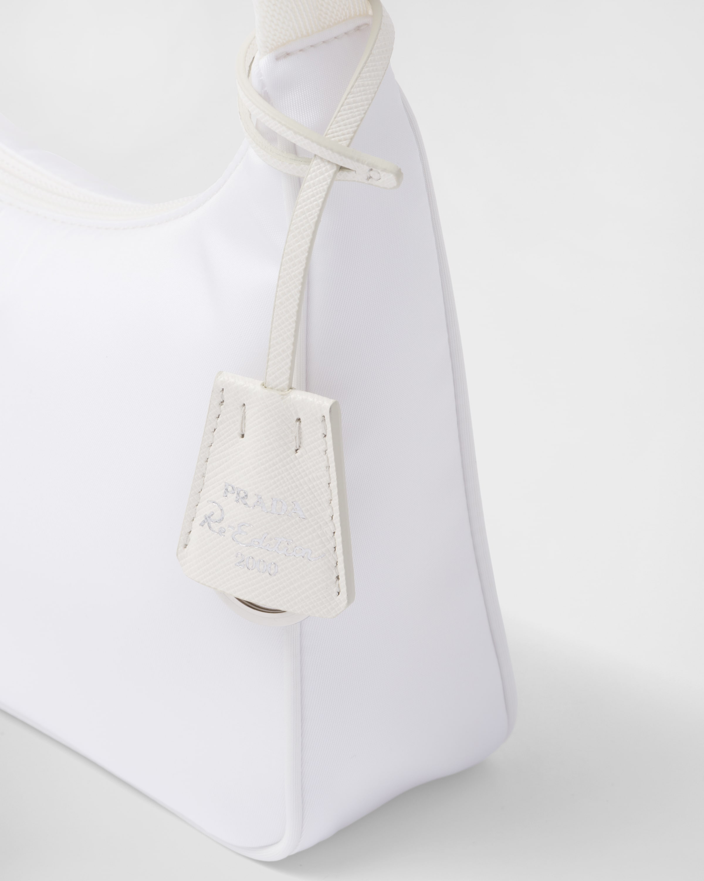 White Re nylon Prada Re edition 2000 Mini bag PRADA