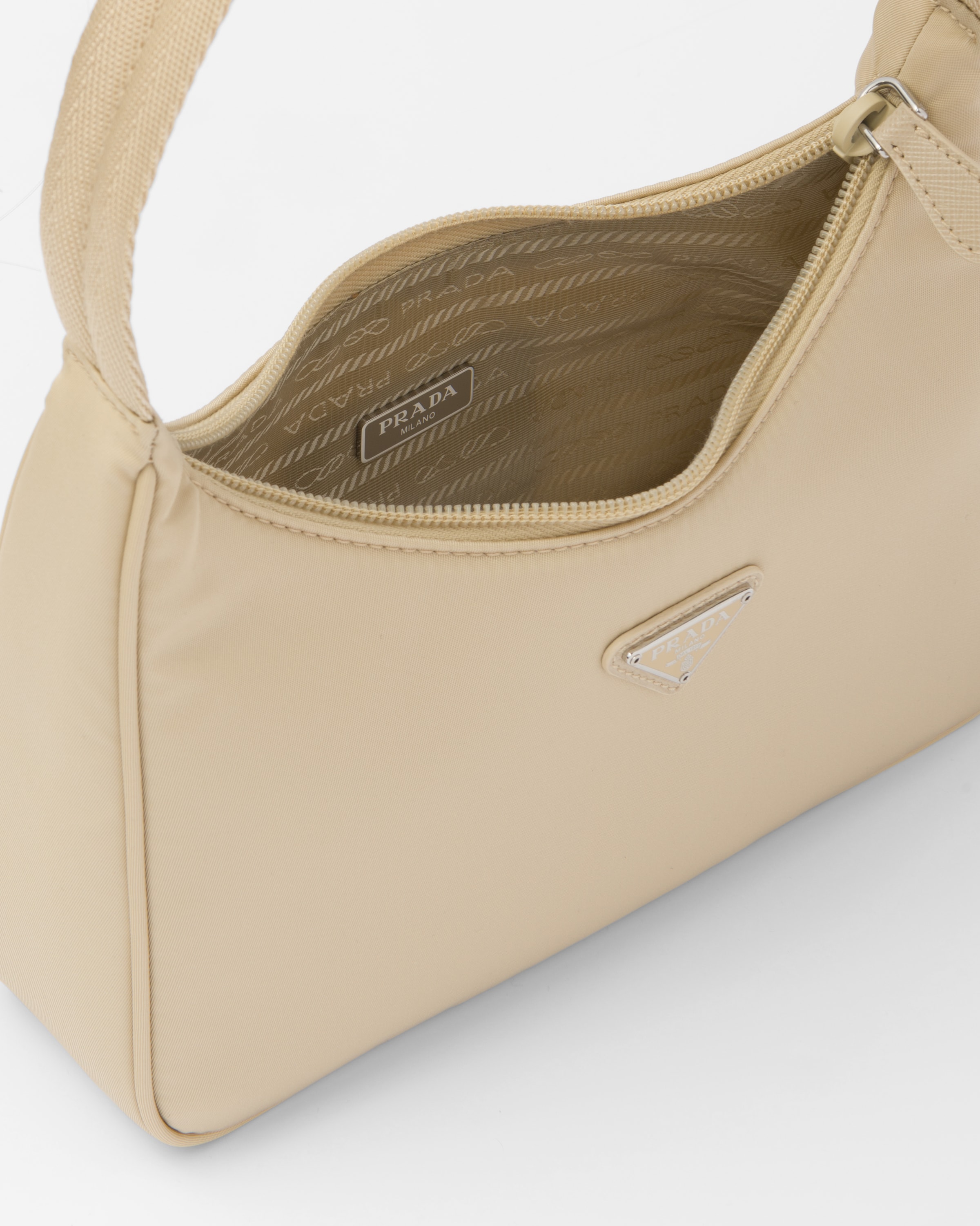 Desert Beige Prada Re-edition 2005 Re-nylon Mini Bag