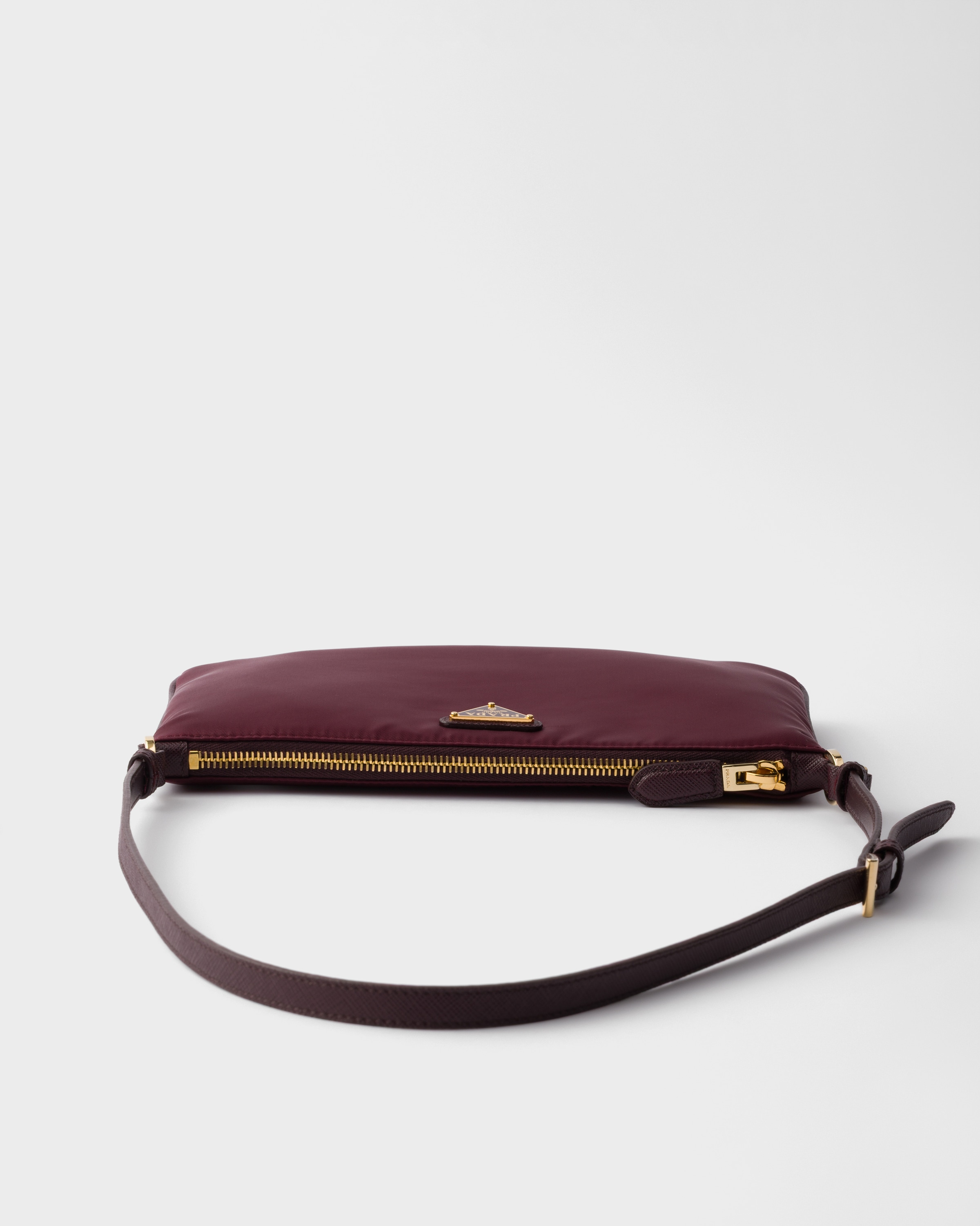 Burgundy Re-nylon Pouch | PRADA - United States