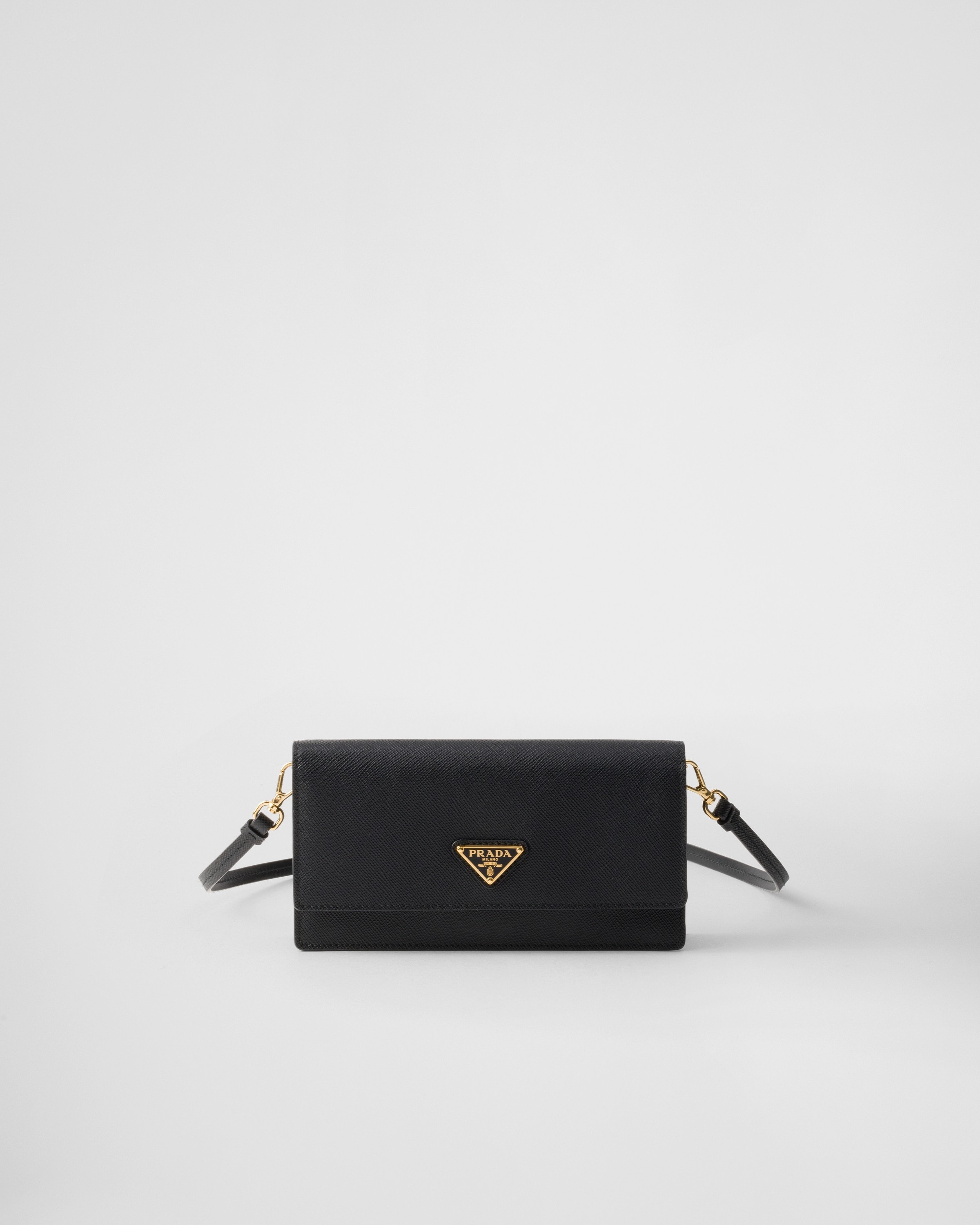 Prada Saffiano Leather Mini-bag In Black