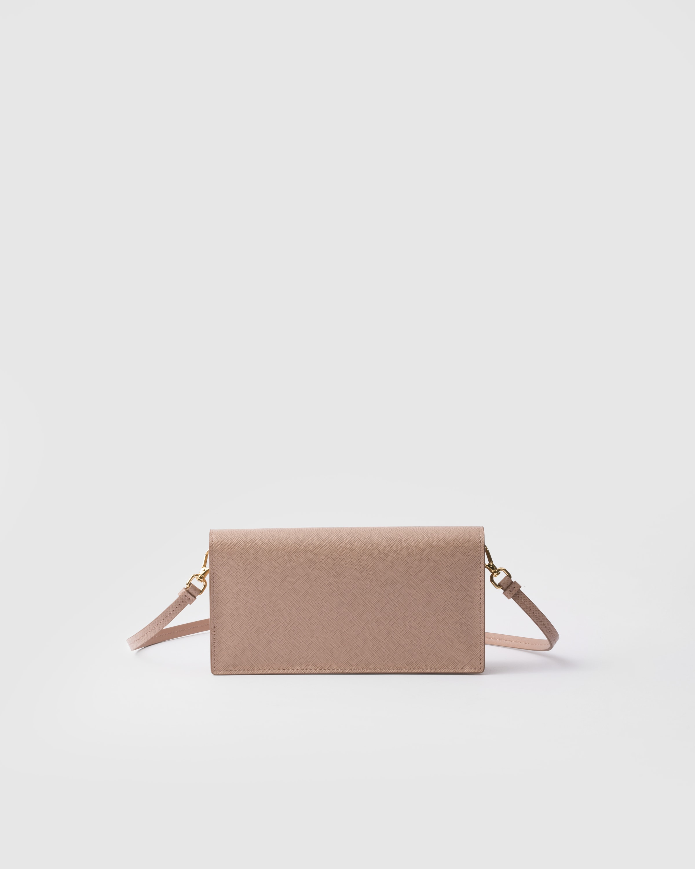 Shop Prada Saffiano Leather Mini-bag In Powder Pink