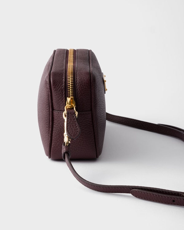 Leather mini-bag - Burgundy Leather mini-bag - Burgundy