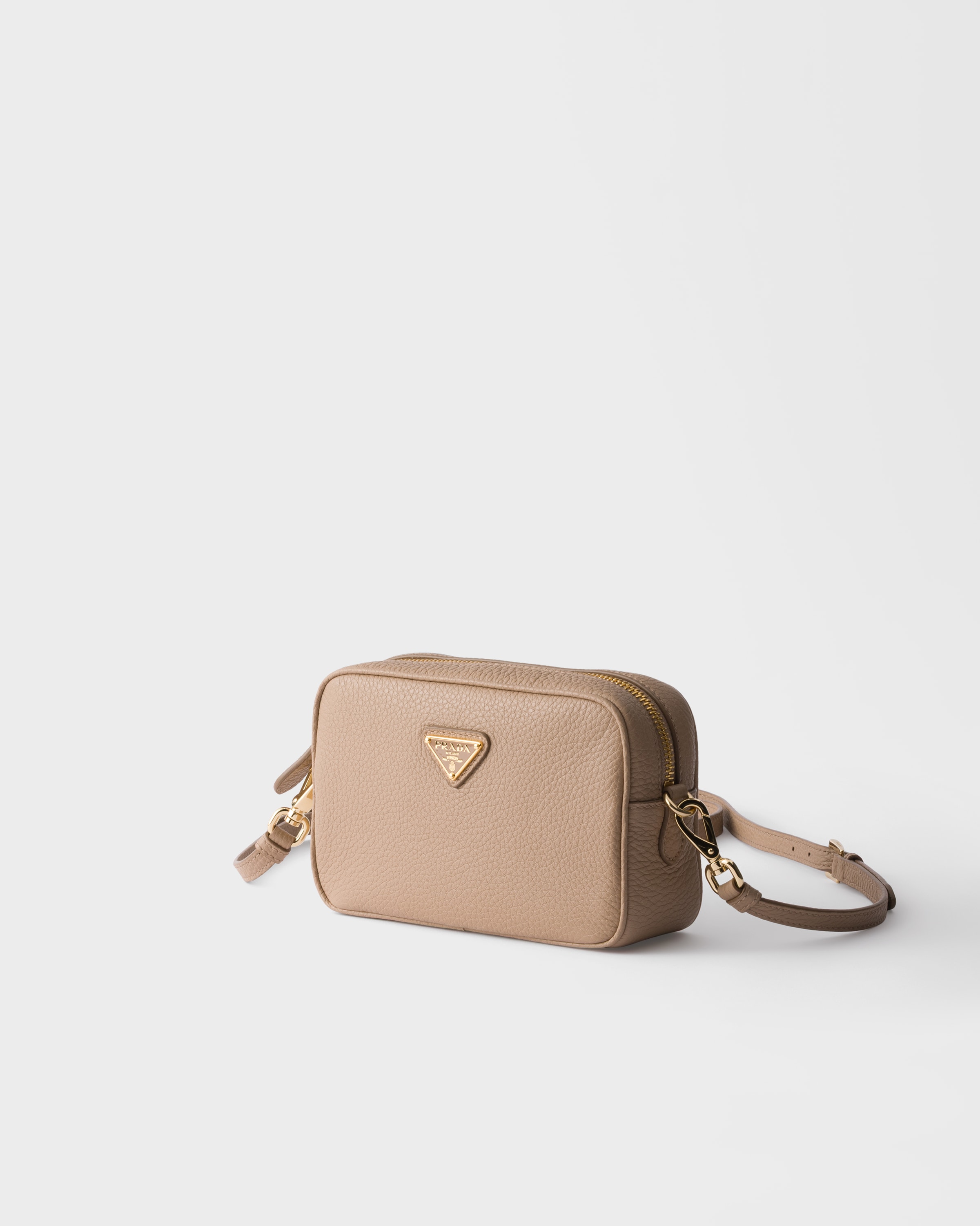 PRADA ベージュレザーケース PRADA プラダ SAFFIANO 1MV204ZLP バイカラー レディース 2つ折り財布