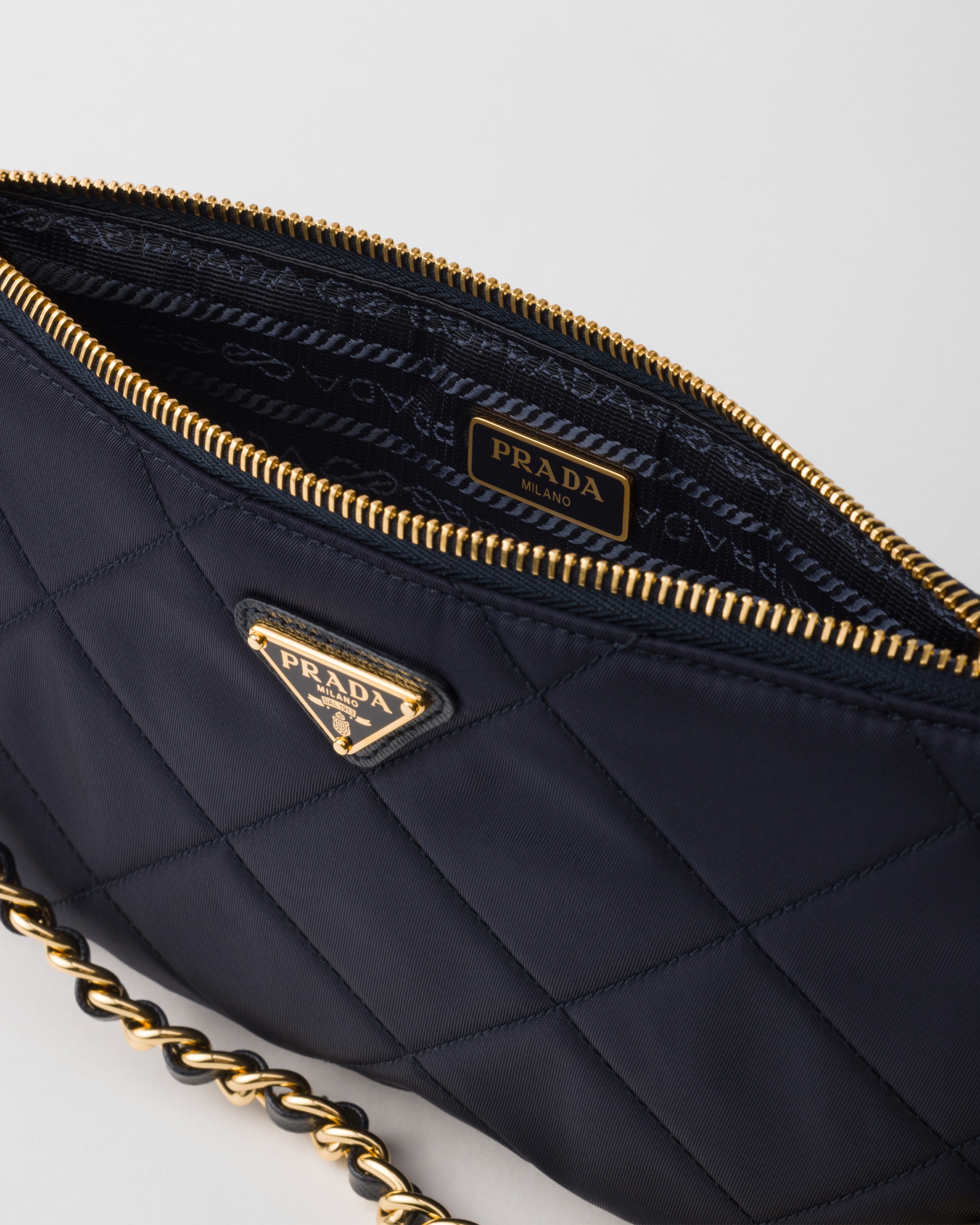 Navy Re nylon Pouch PRADA