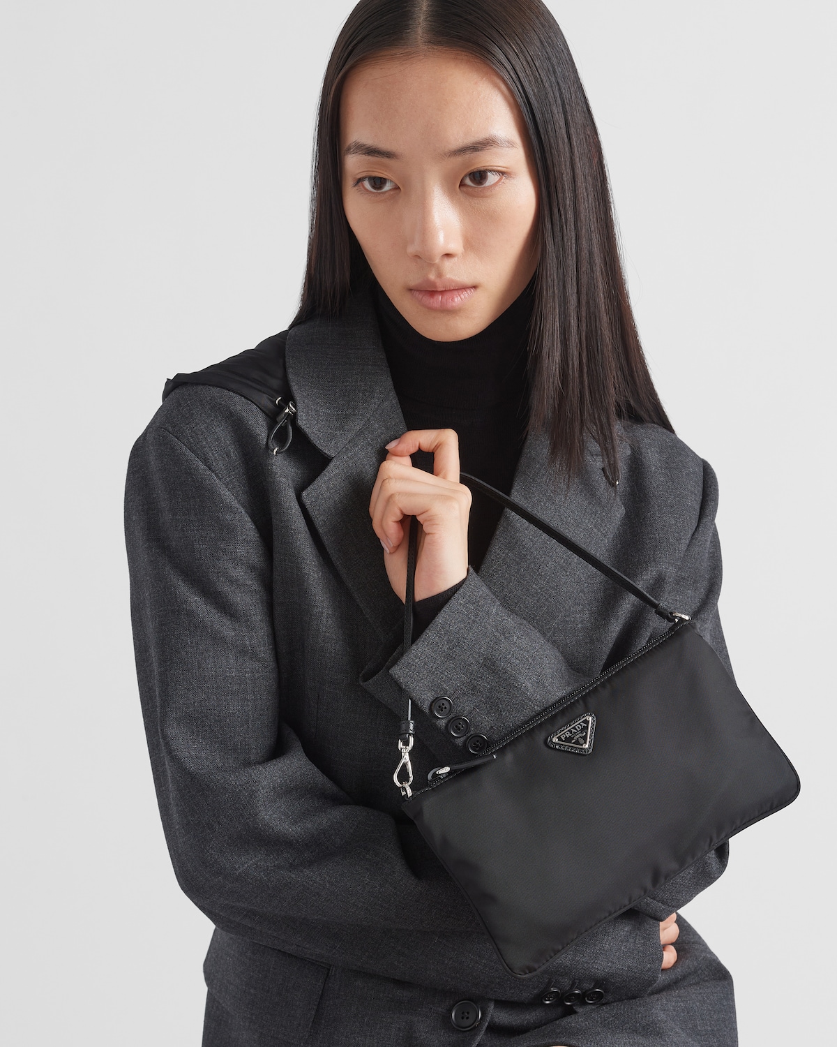 Black Renylon Mini Bag PRADA