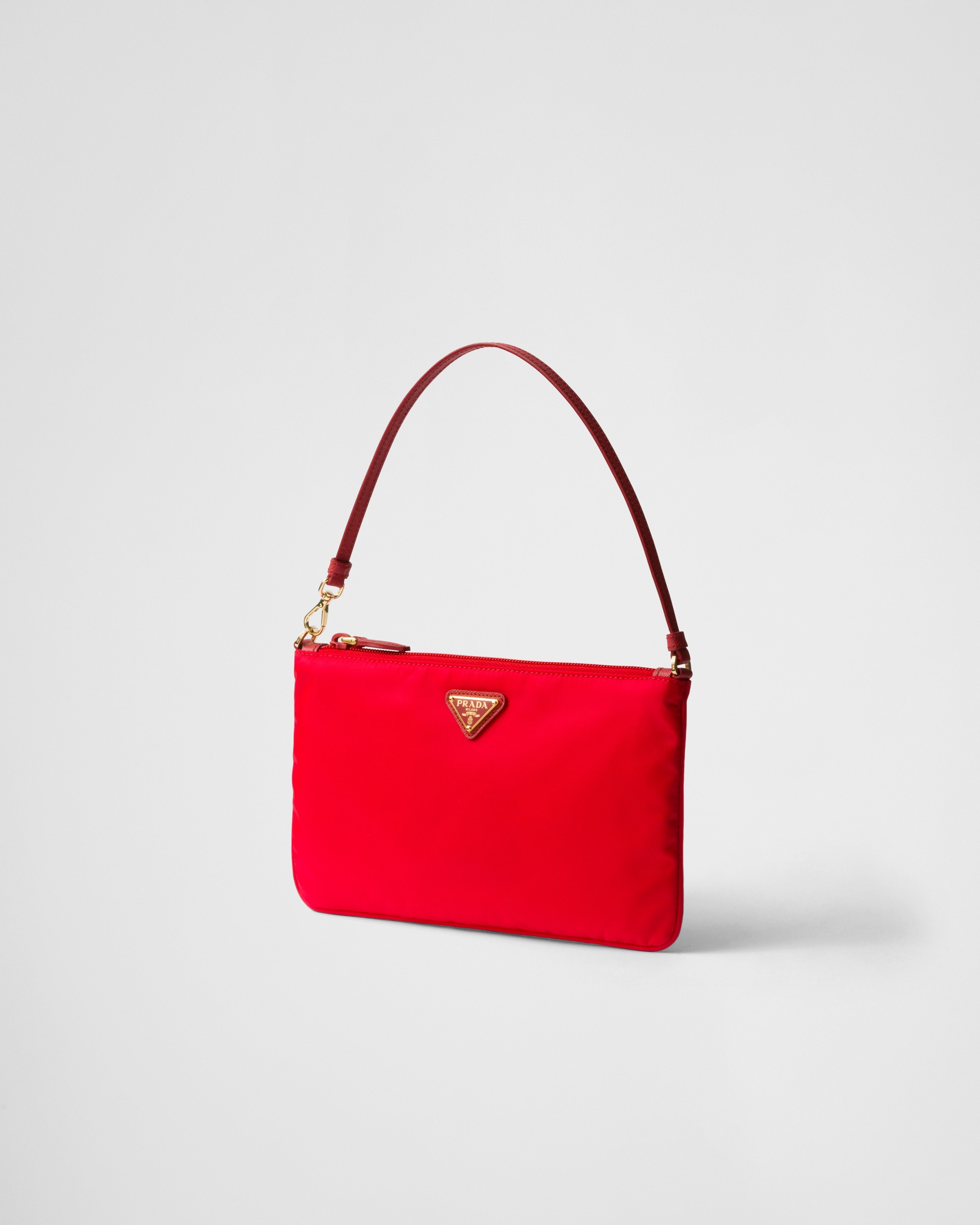 Prada nylon bag red store