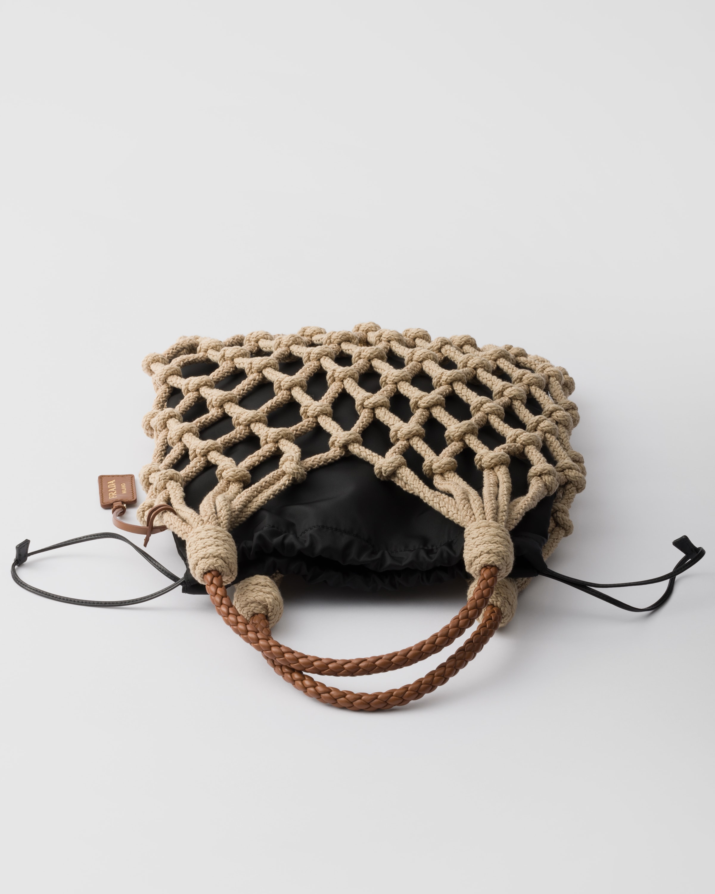 Prada Re-nylon Pouch In Black