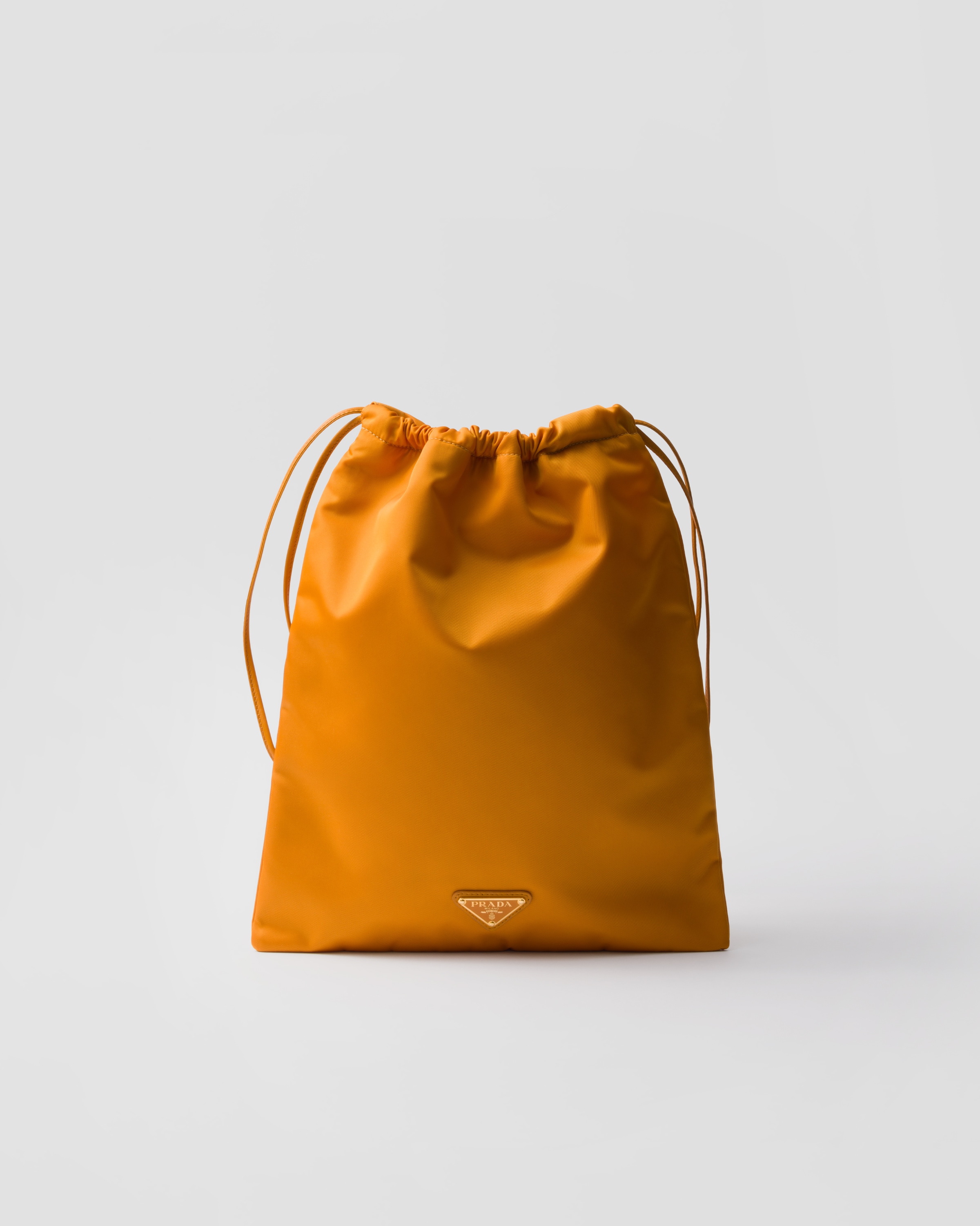 Prada Pochette En Re-nylon, Femme, Amber