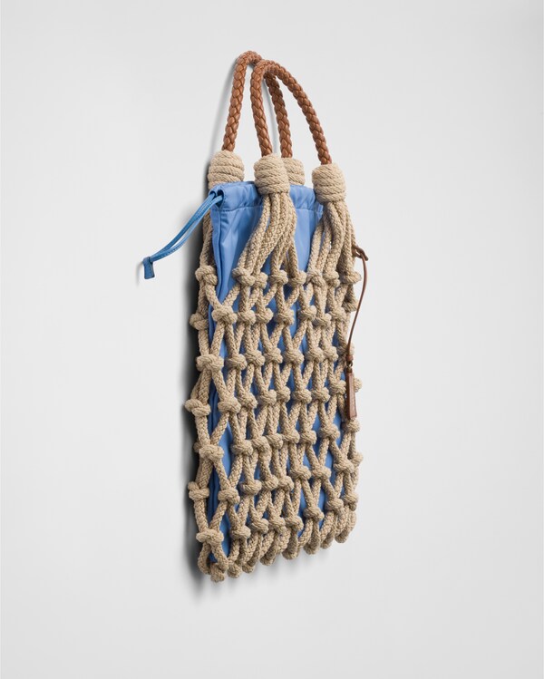 Re-Nylon pouch - Light Blue