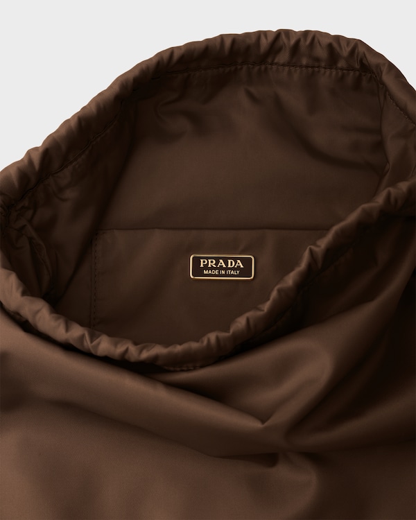 Prada Wish Re-Nylon pouch - Sienna Prada Wish Re-Nylon pouch - Sienna