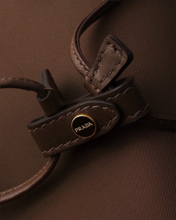 Prada Wish Re-Nylon pouch - Sienna Prada Wish Re-Nylon pouch - Sienna