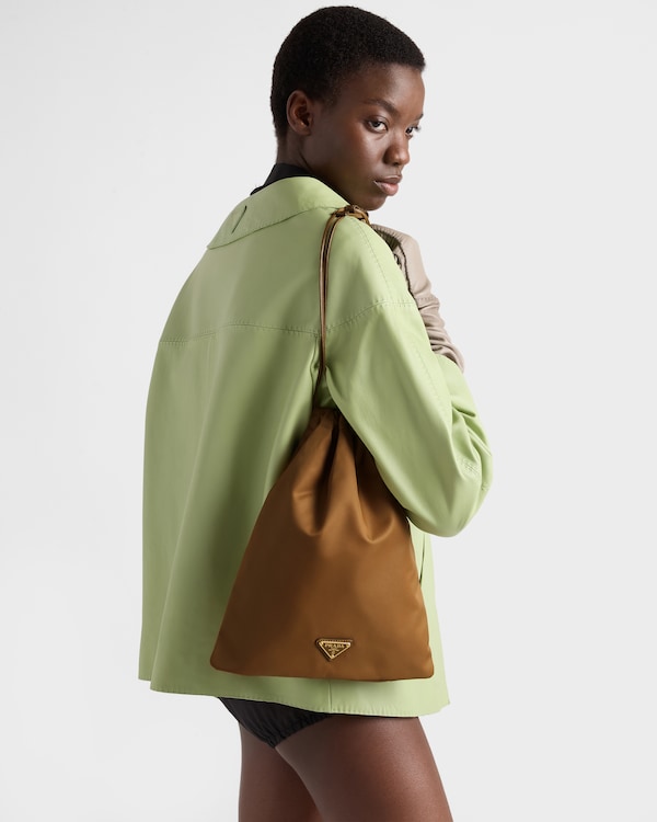 Prada Wish Re-Nylon pouch - Brandy Prada Wish Re-Nylon pouch - Brandy