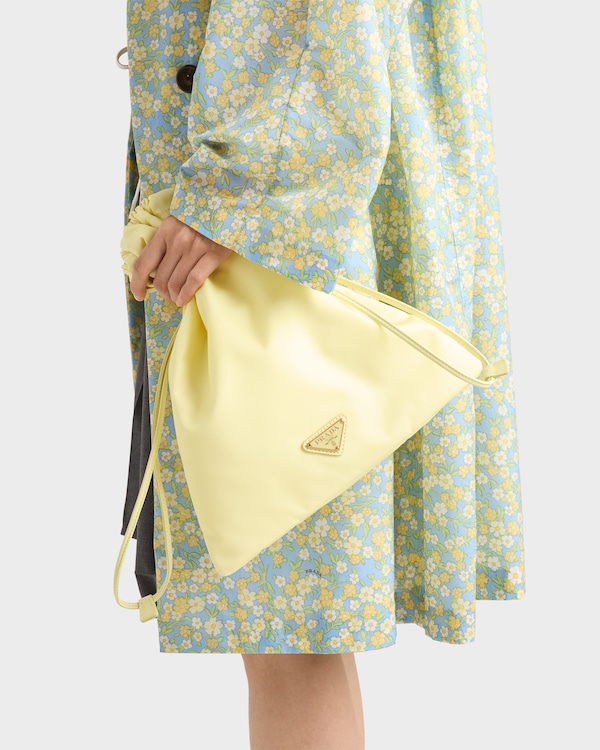 Prada Wish Re-Nylon pouch - Daffodil Prada Wish Re-Nylon pouch - Daffodil
